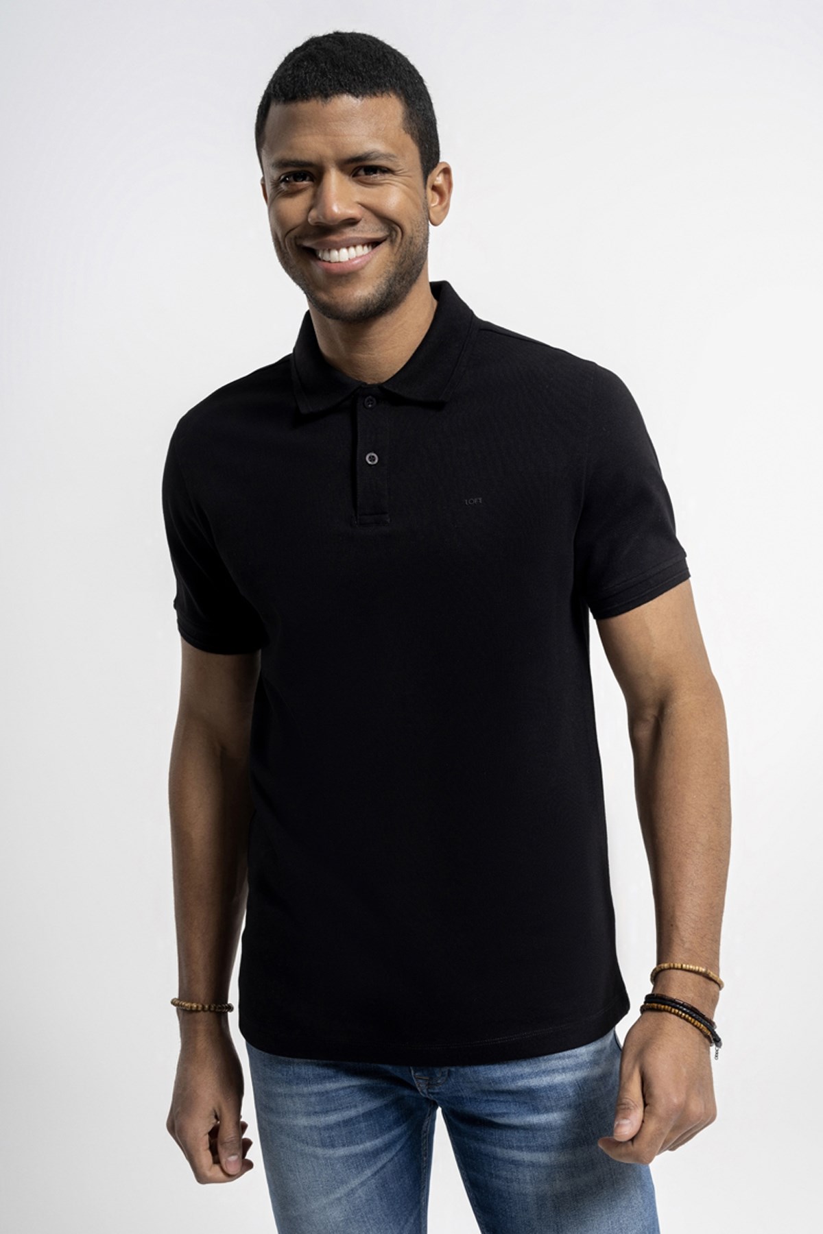 Loft Erkek Polo Yaka Tişört LF2035136 Siyah