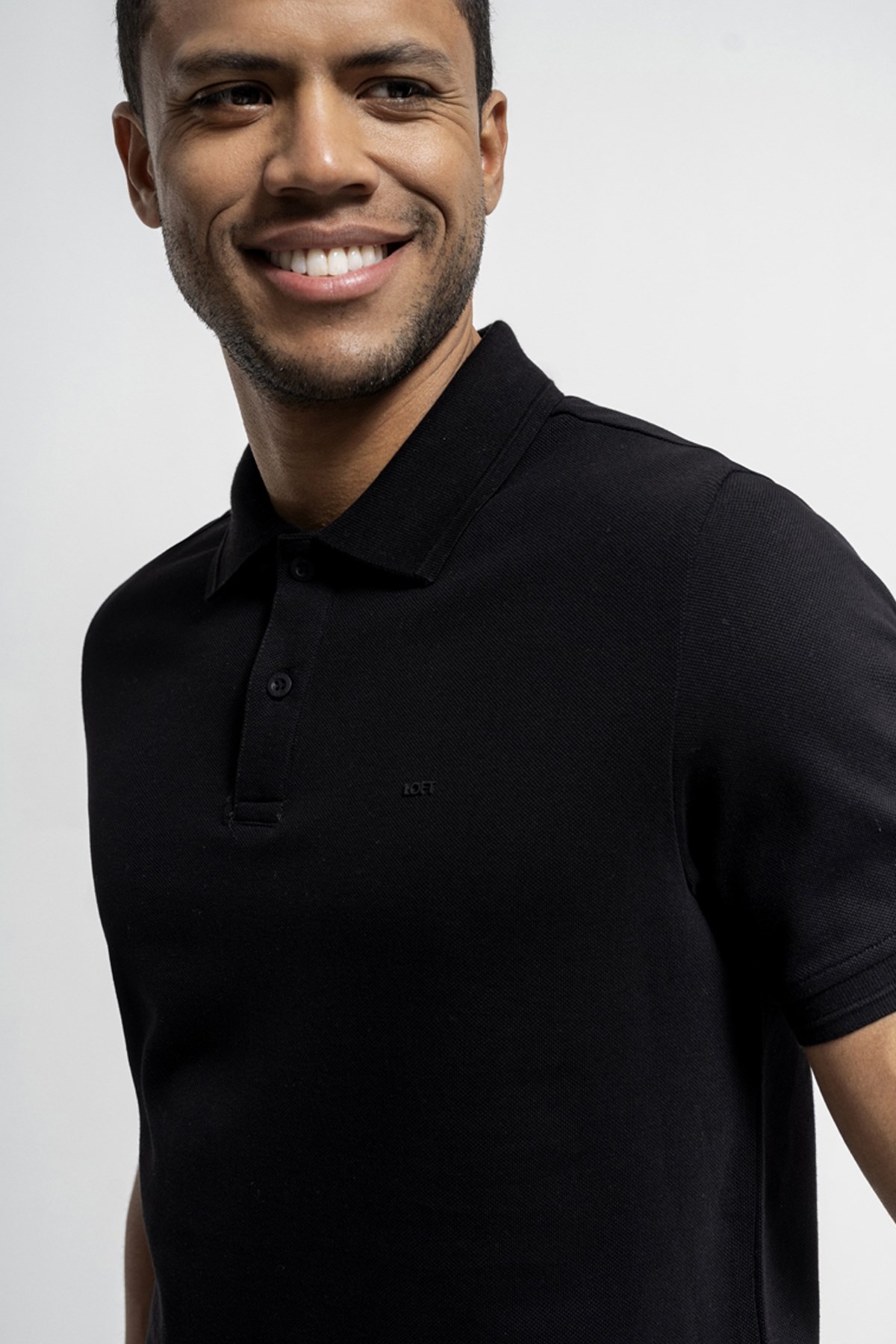 Loft Erkek Polo Yaka Tişört LF2035136 Siyah