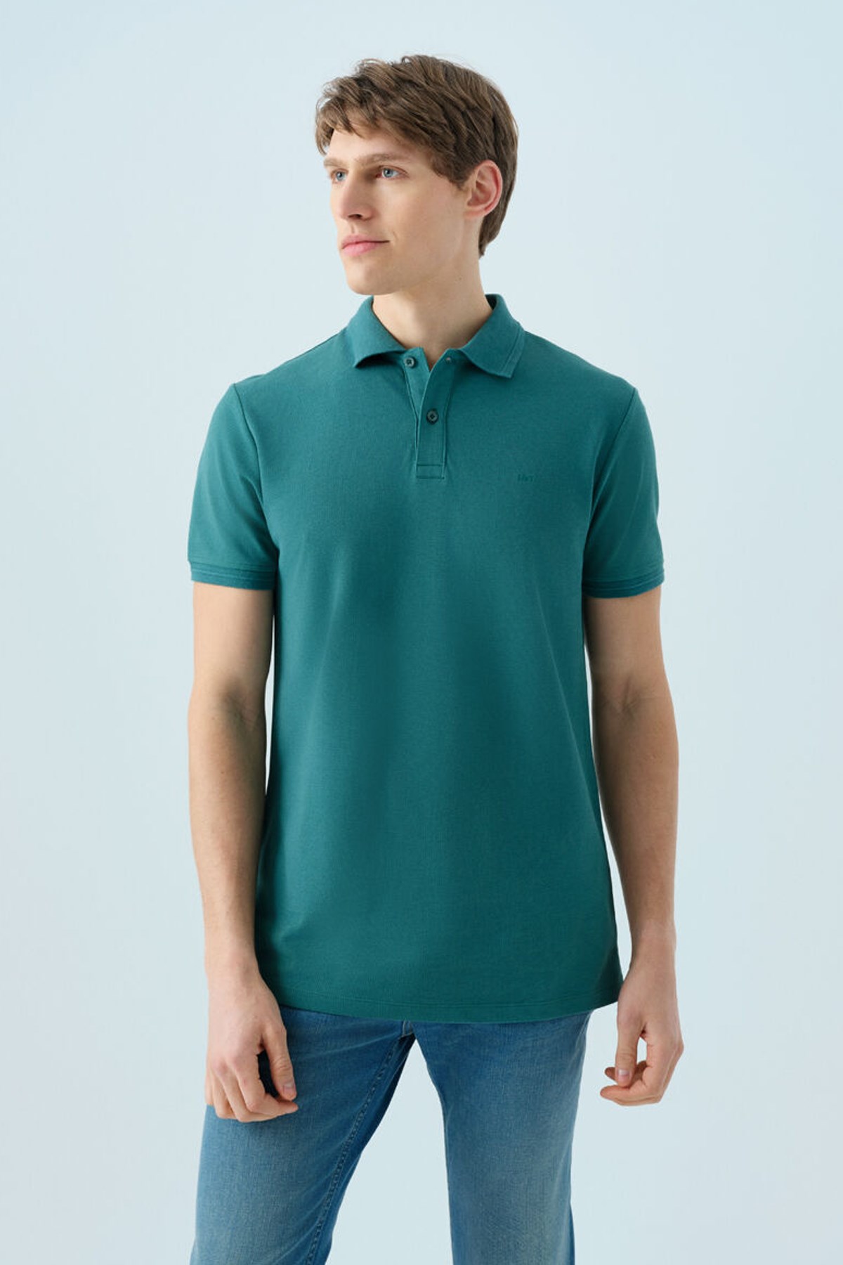 Loft Erkek Polo Yaka Tişört LF2035136 Yeşil