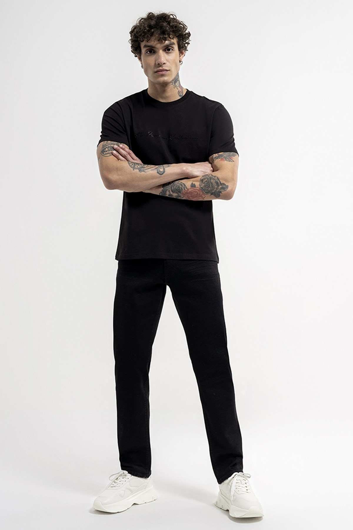 Loft Regular Fit  Erkek Tişört LF2035149 Siyah