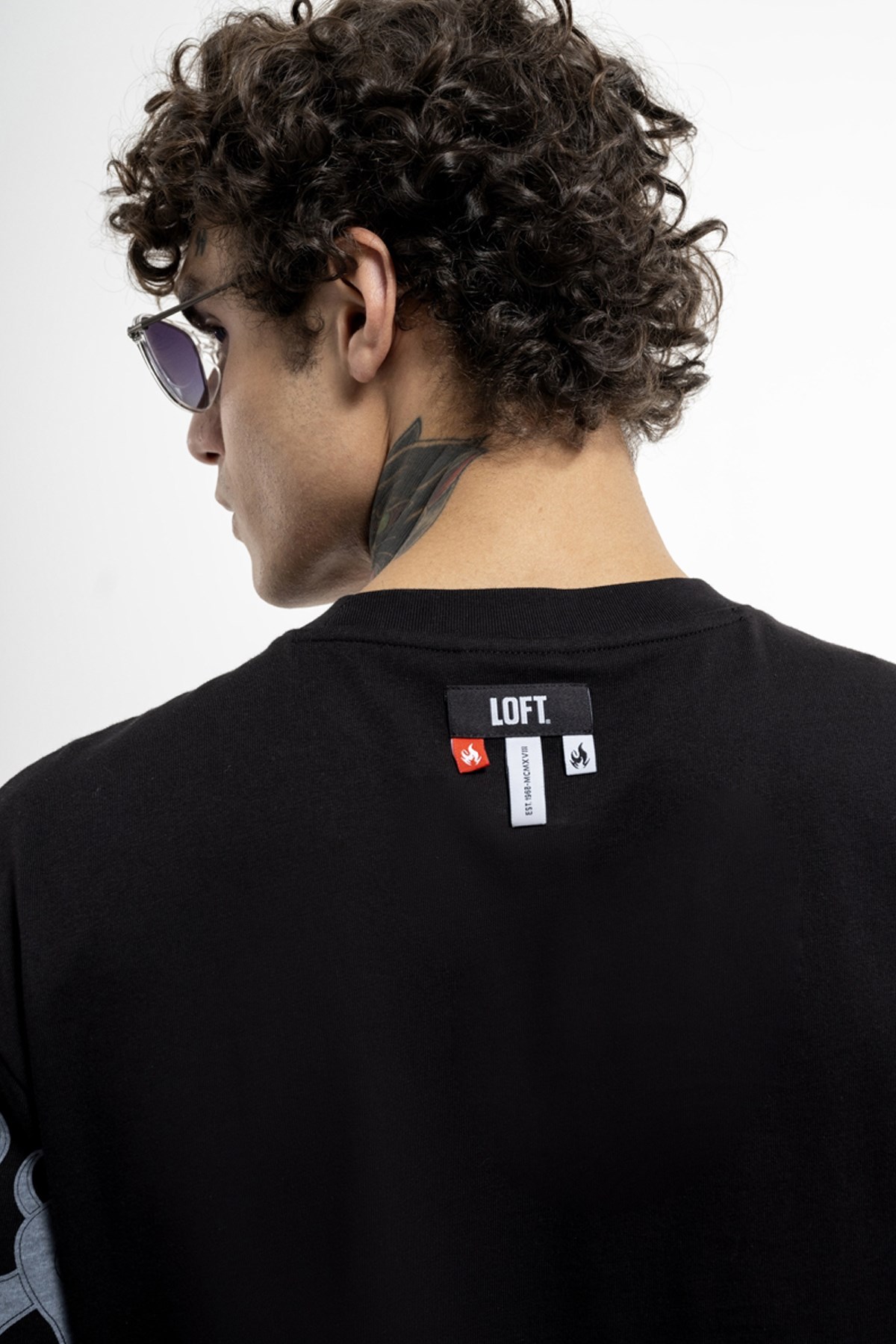 Loft Erkek Tişört LF2035153 Siyah