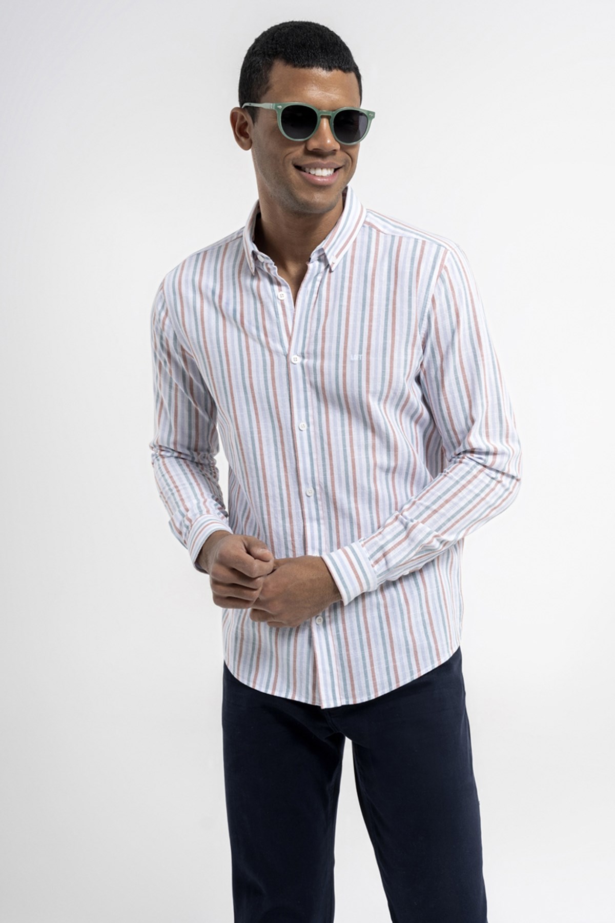 Loft Erkek Gömlek LF2035175 Beyaz