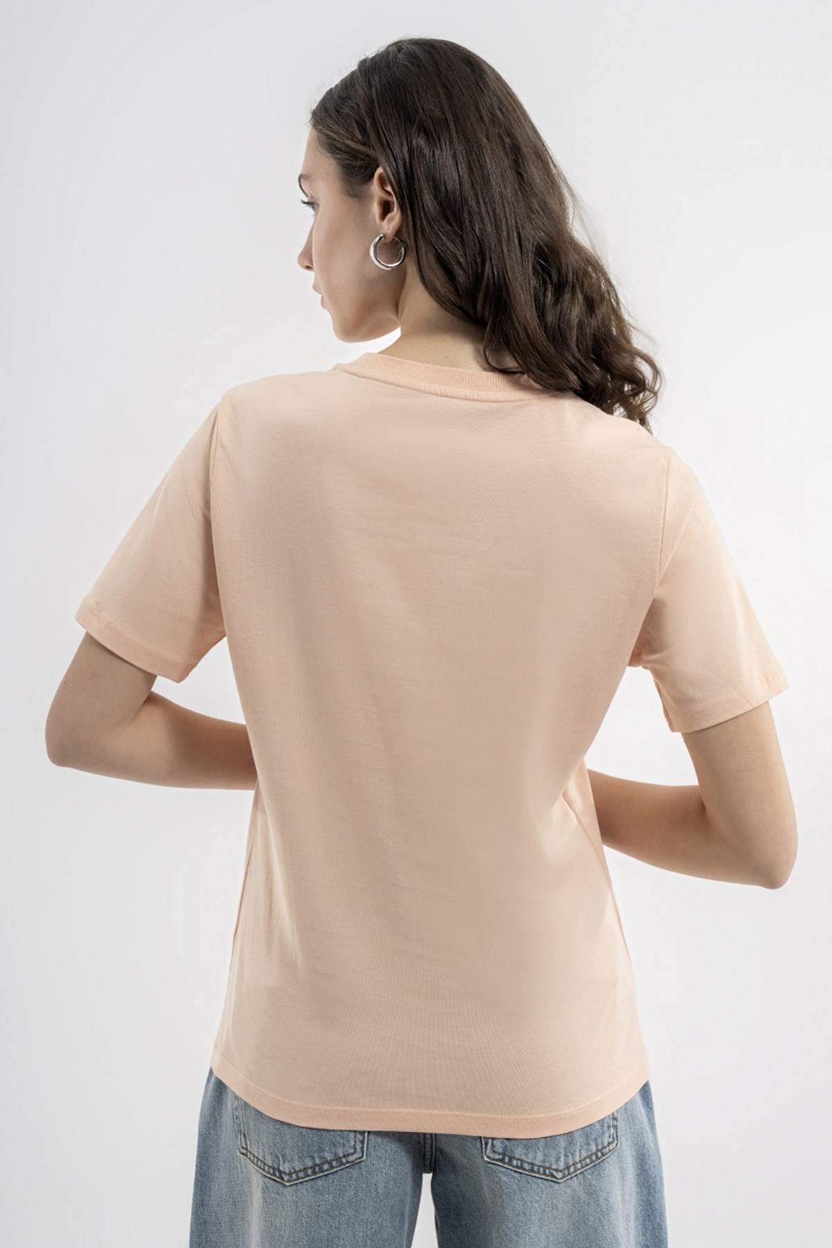 Loft Loose Fit Kadın Tişört LF2035231 Bej