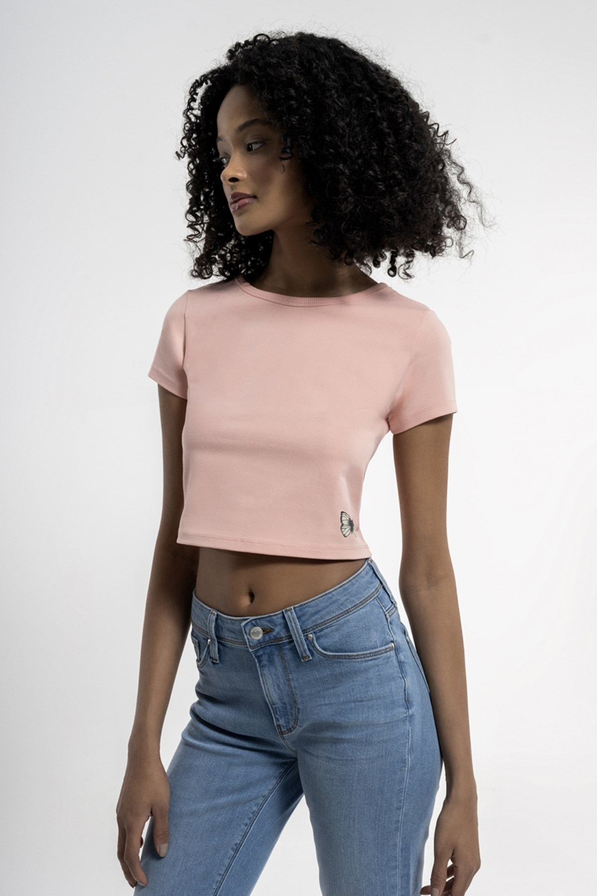 Loft Kadın Tişört LF2035278 Pembe