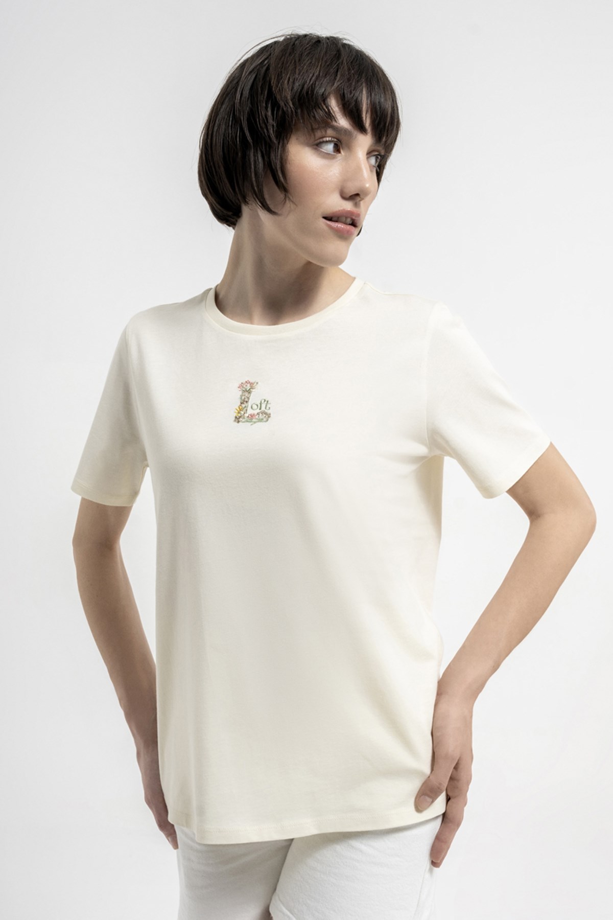 Loft Kadın Atlet LF2035284 Ekru