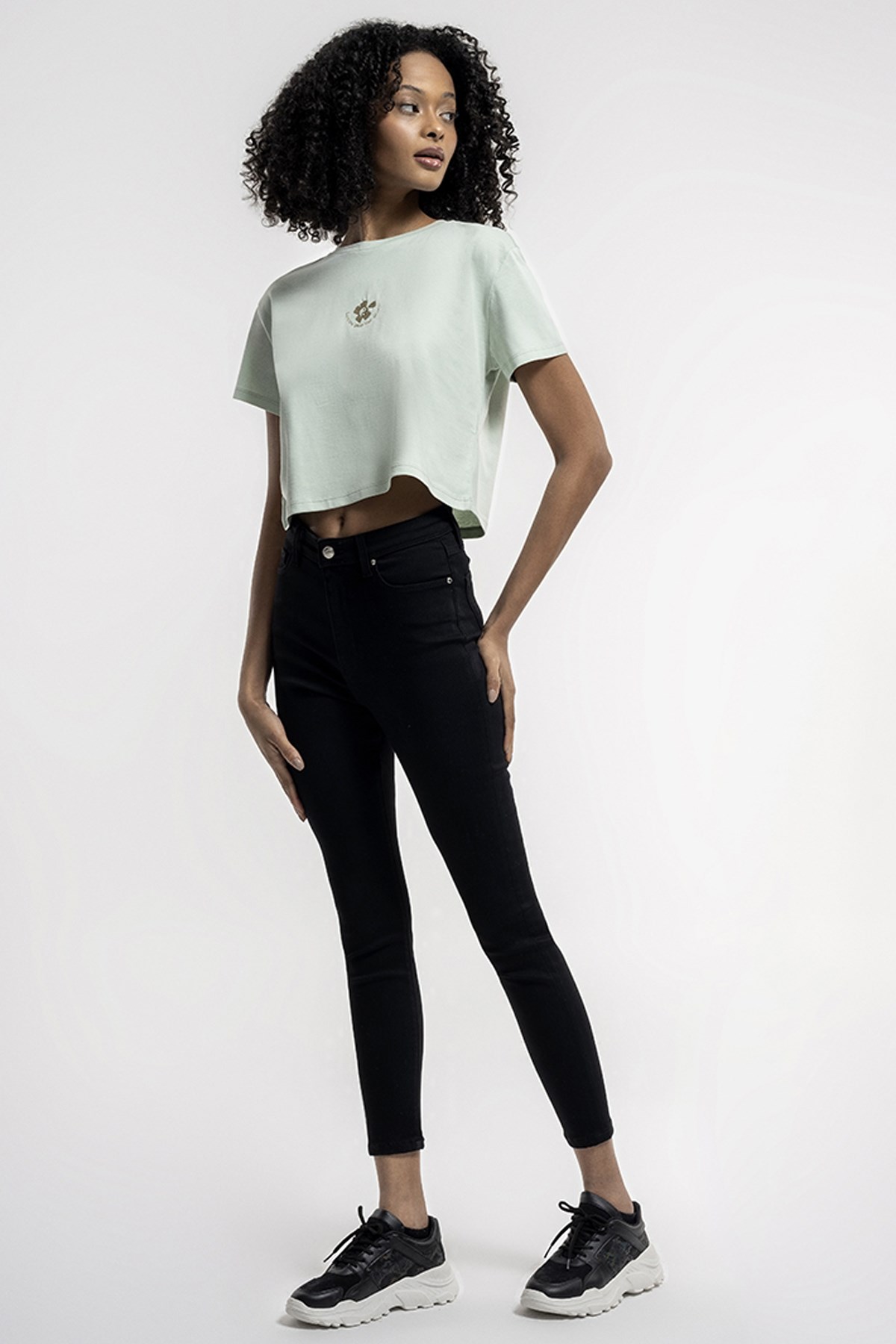 Loft Regular Fit Kadın Tişört LF2035298 Yeşil