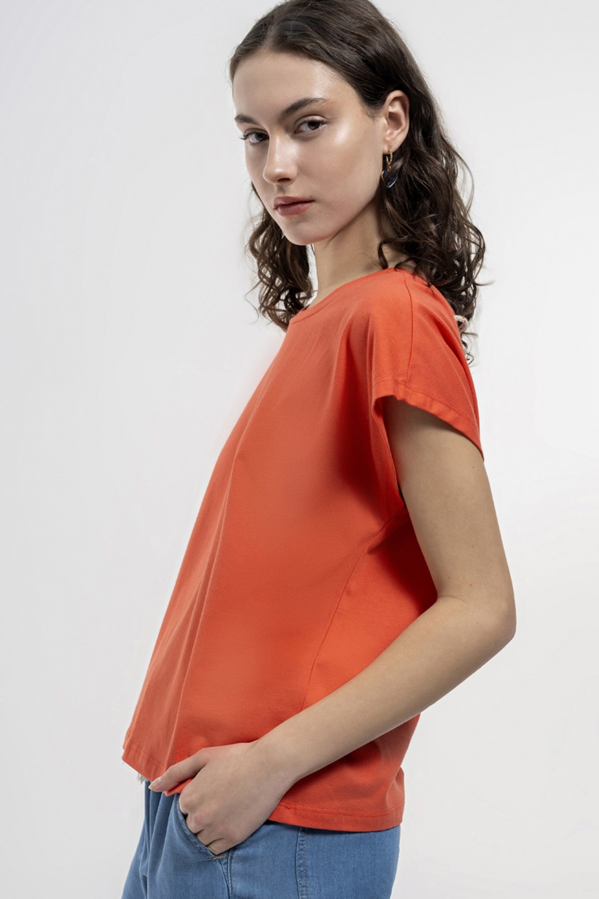 Loft Kadın Tişört LF2035304 Pembe