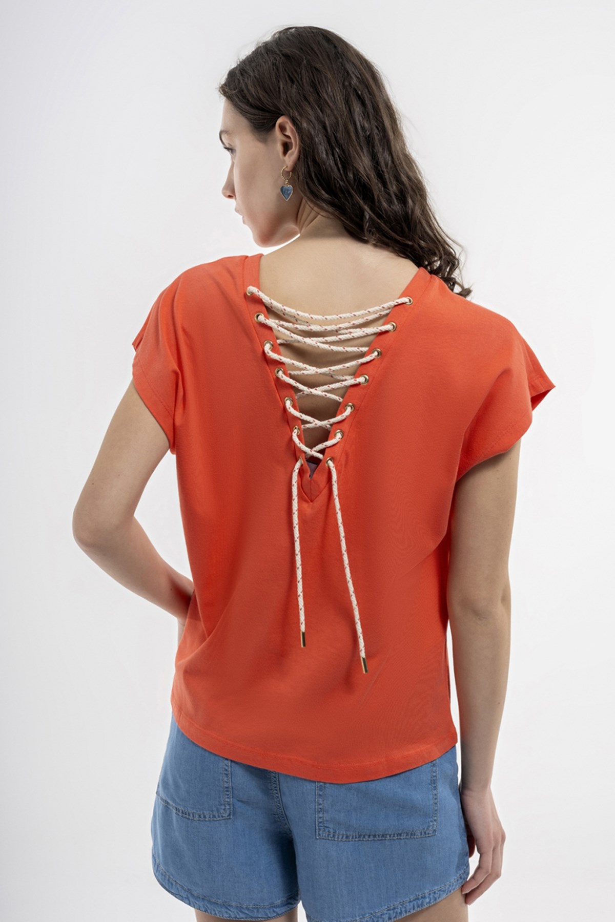 Loft Kadın Tişört LF2035304 Pembe