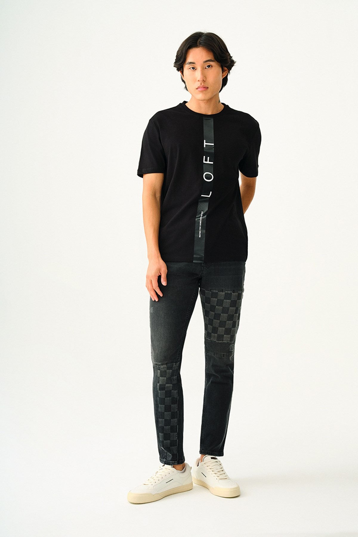Loft Erkek Tişört LF2035326 Siyah