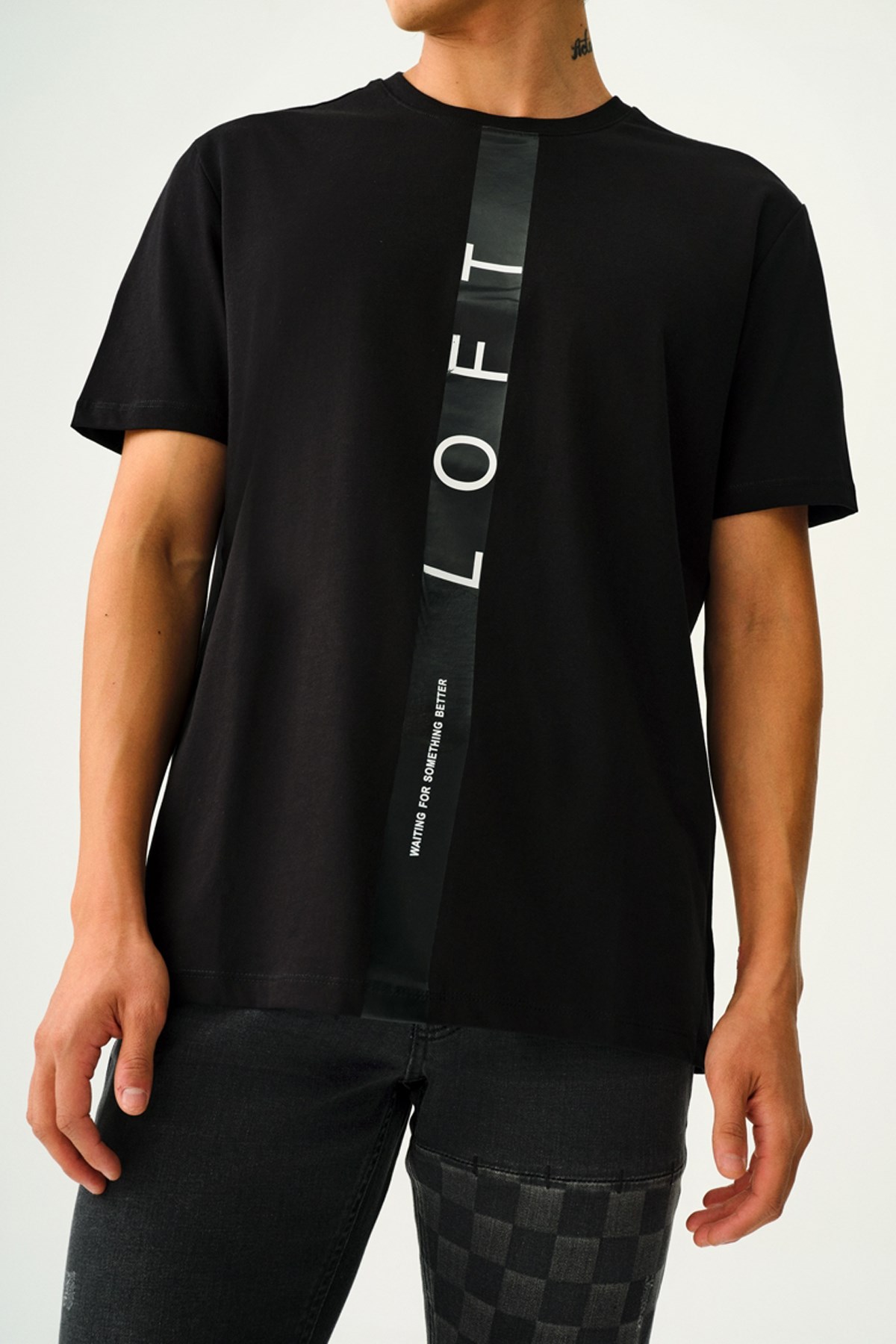 Loft Erkek Tişört LF2035326 Siyah