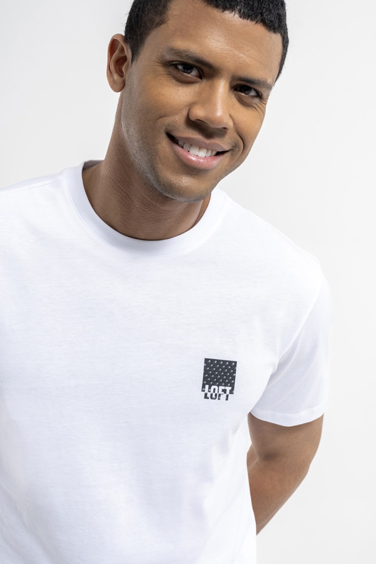 Loft Erkek Tişört LF2035328 Beyaz