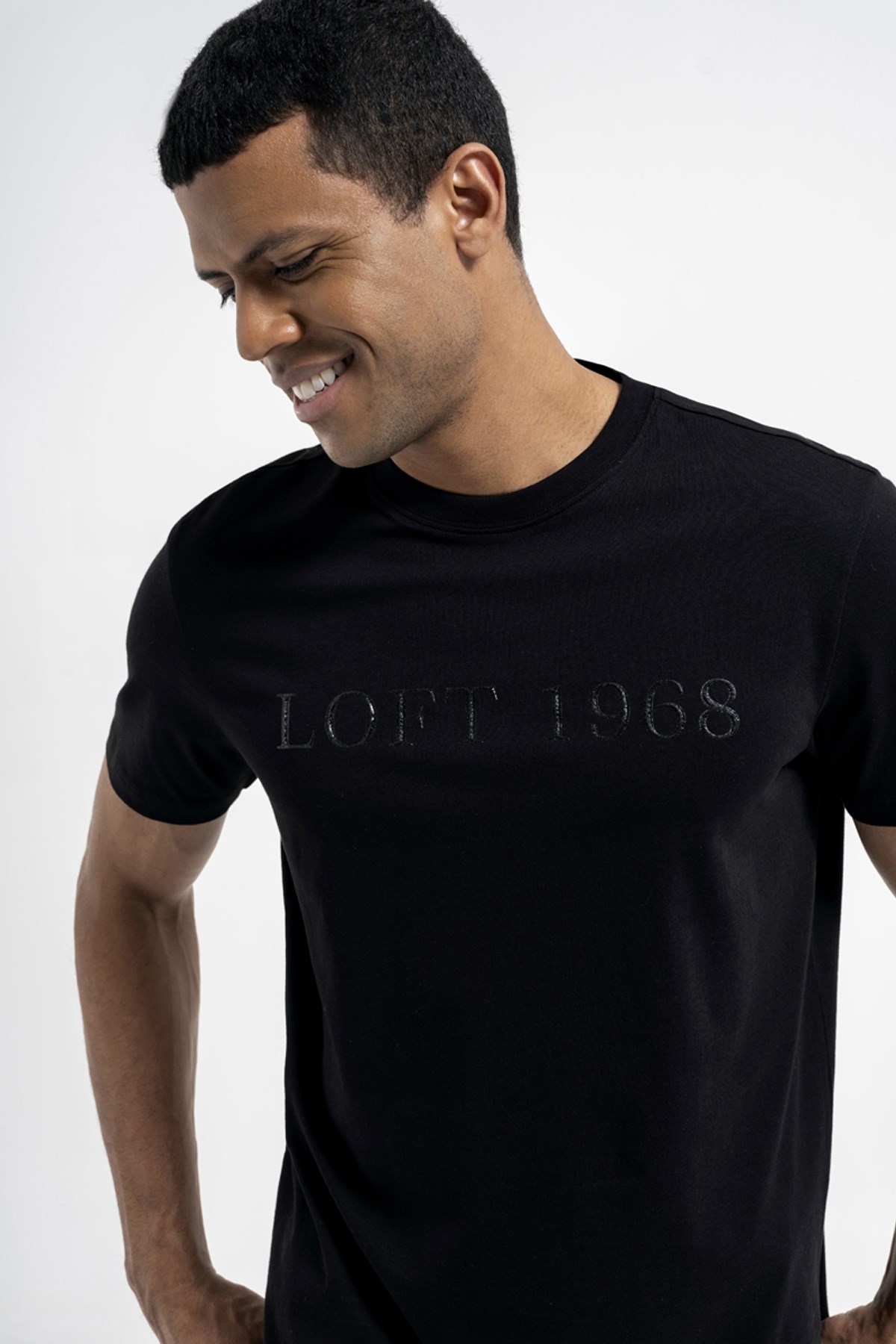 LoftRegular Fit   Erkek Tişört LF2035330 Siyah