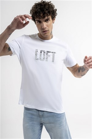 Loft Erkek Tişört LF2035332 Beyaz