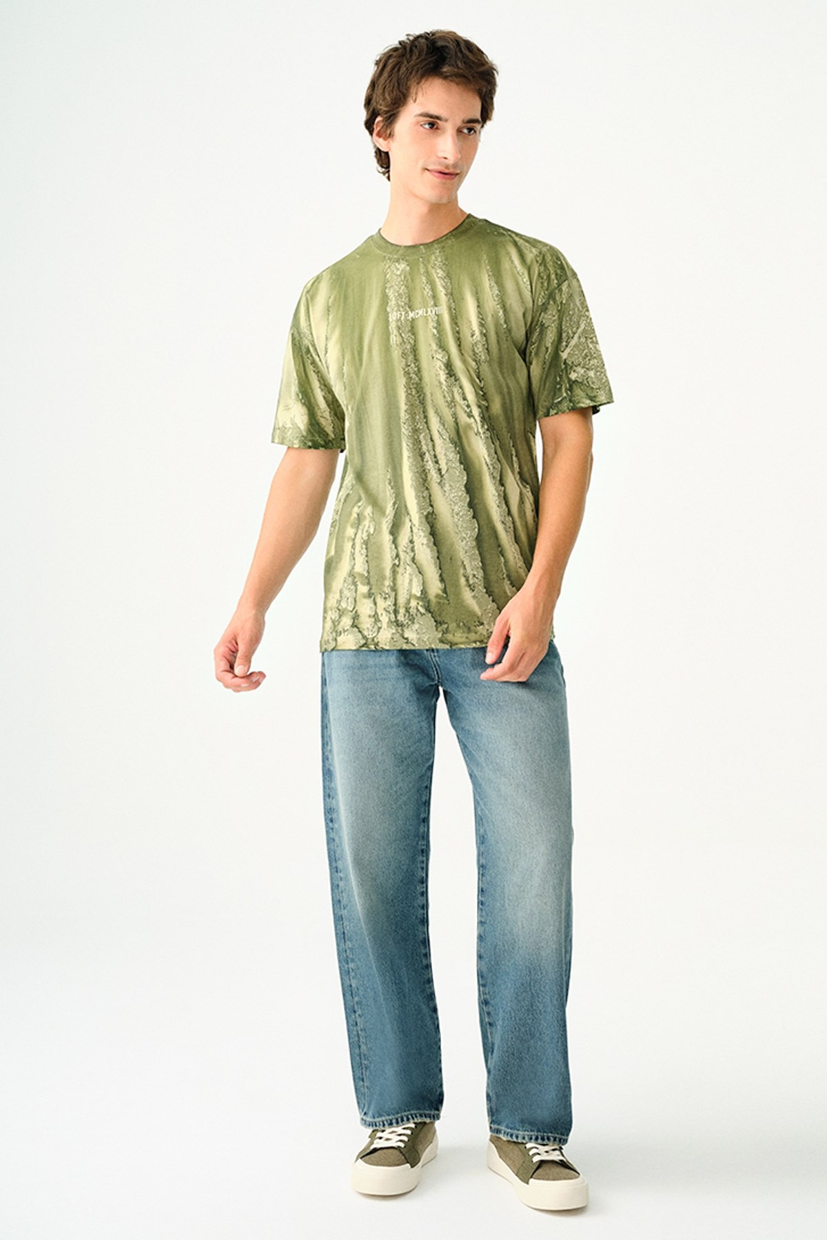 Loft Erkek Tişört LF2035345 Haki