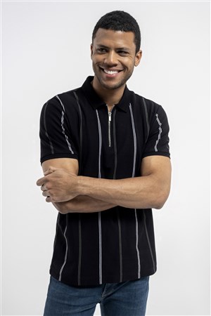 Loft Erkek Polo Yaka Tişört LF2035347 Siyah