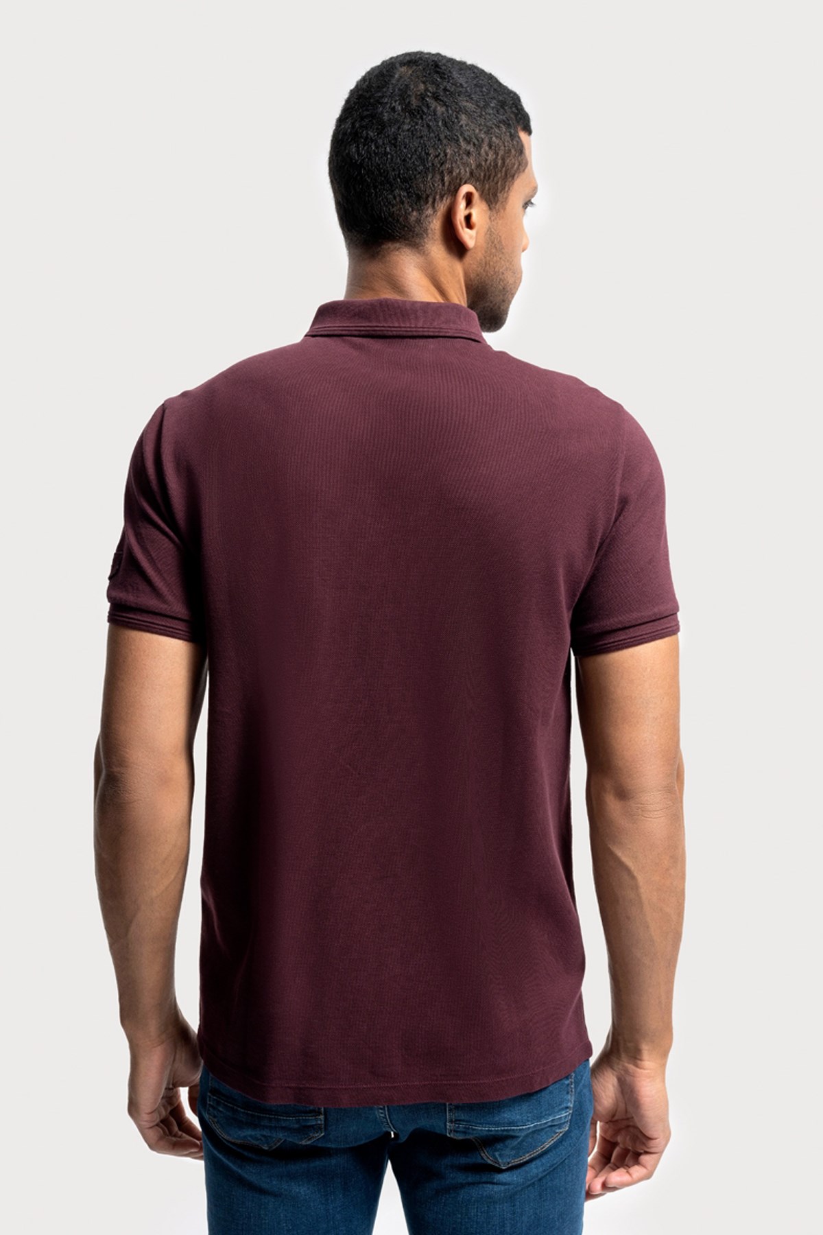 Loft Erkek Polo Yaka Tişört LF2035463 Bordo