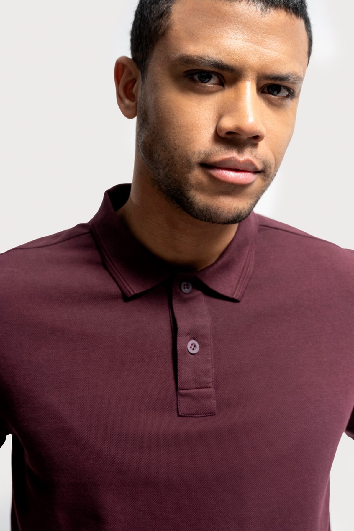 Loft Erkek Polo Yaka Tişört LF2035463 Bordo