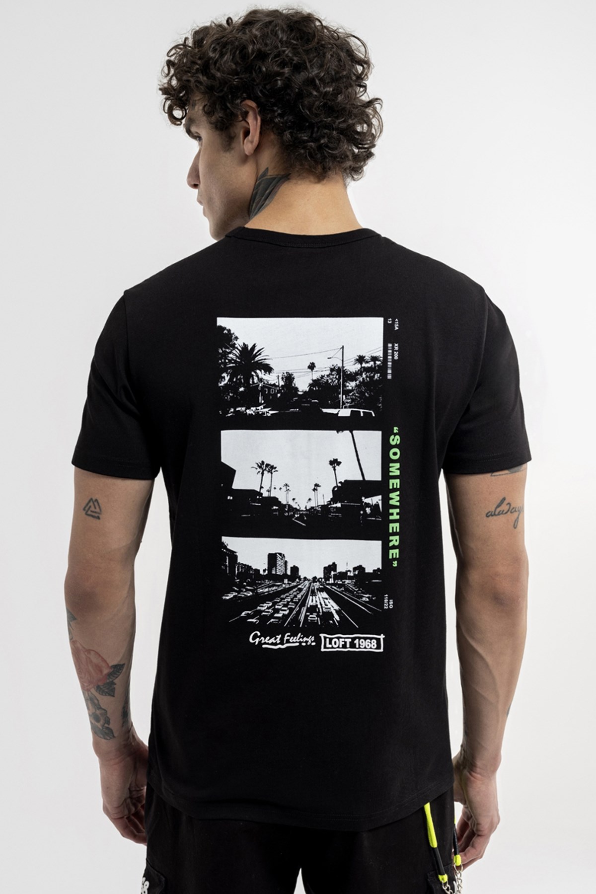 Loft Erkek Tişört LF2035575 Siyah