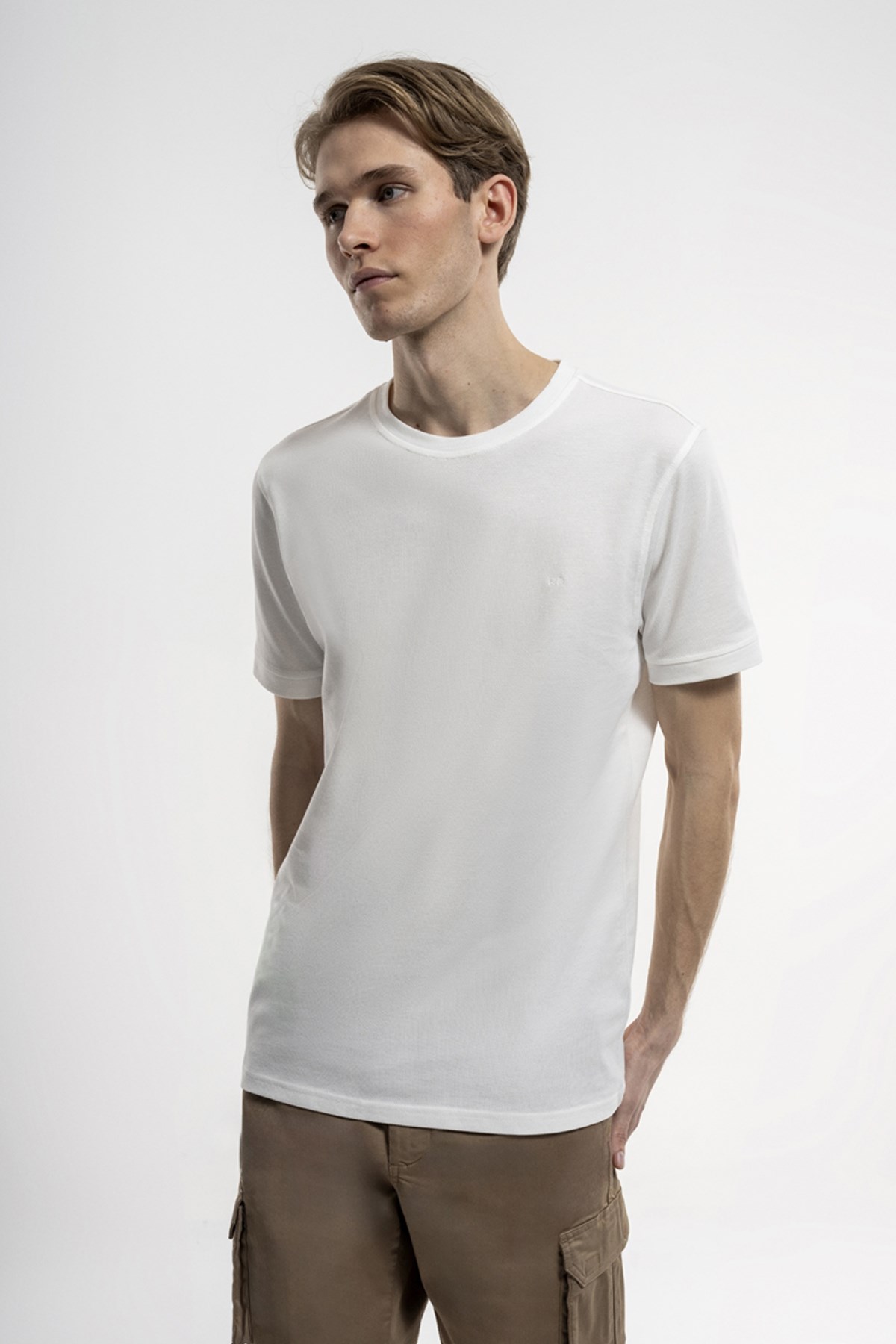 Loft Erkek Tişört LF2035592 Beyaz