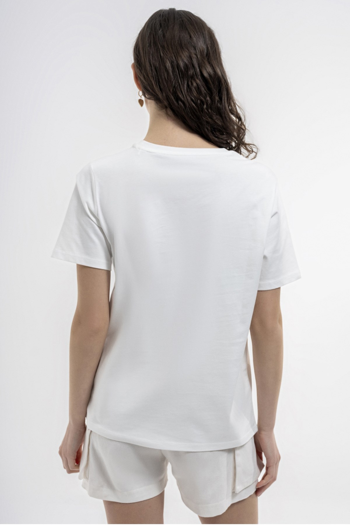 Loft Kadın Tişört LF2035670 Beyaz