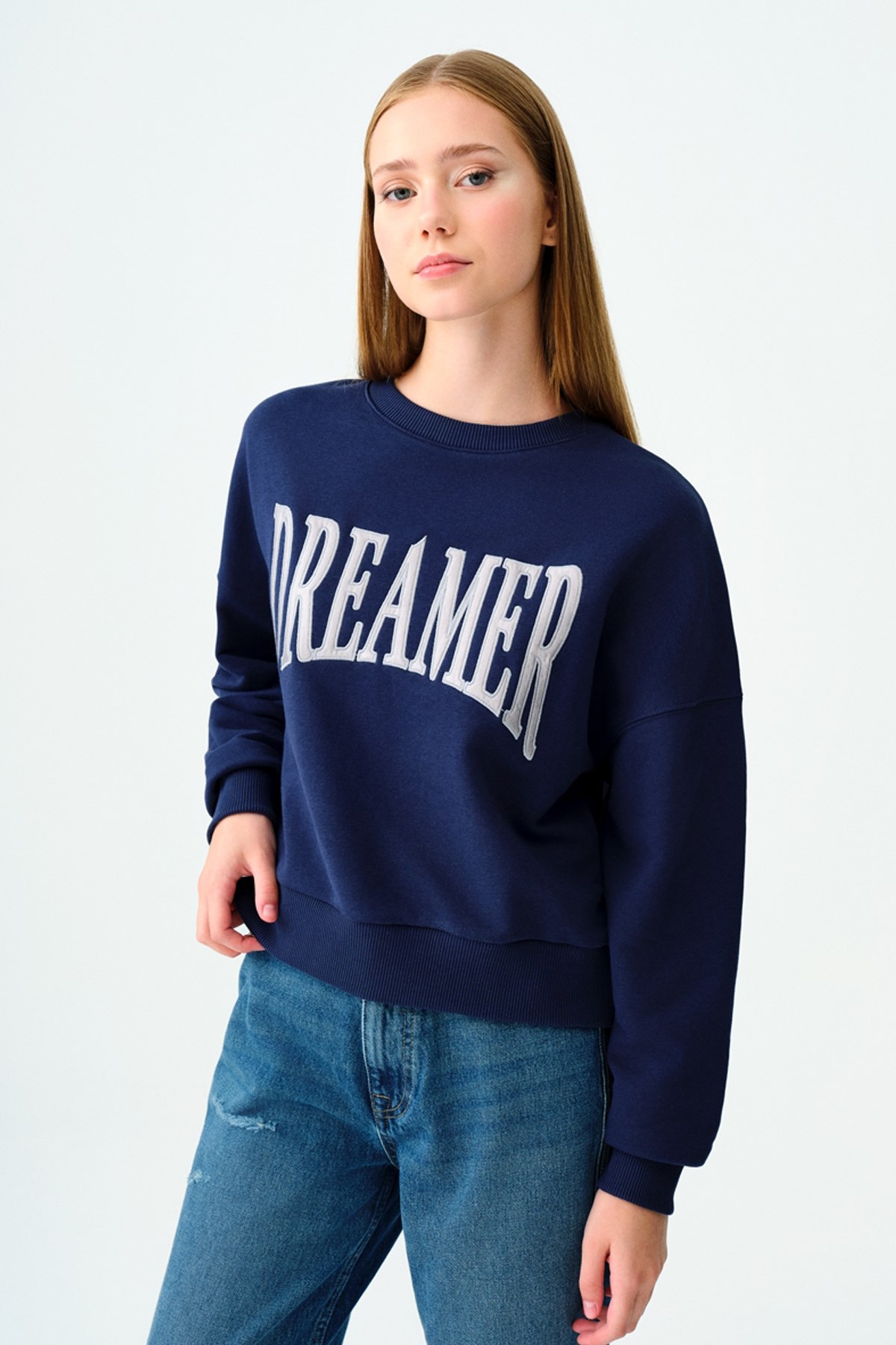 Loft Kadın Sweatshirt LF2035722 Lacivert