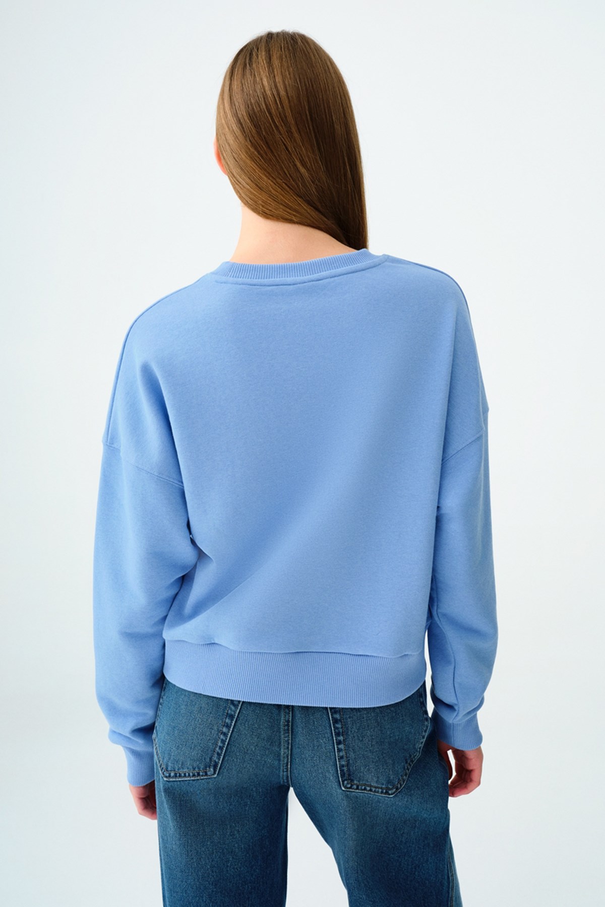 Loft Kadın Sweatshirt LF2035722 Mavi