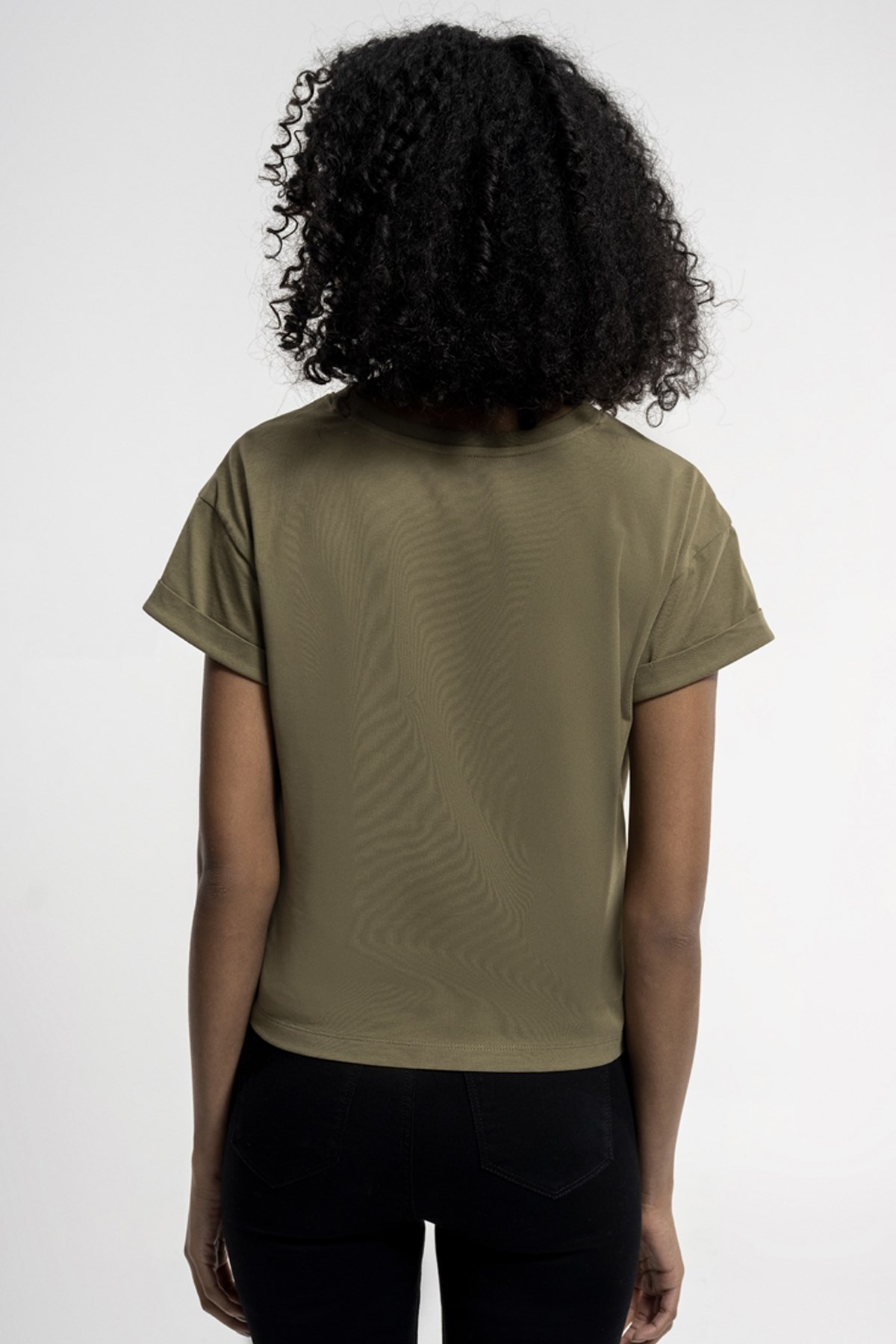 Loft Loose FitKadın Tişört LF2035741 Haki