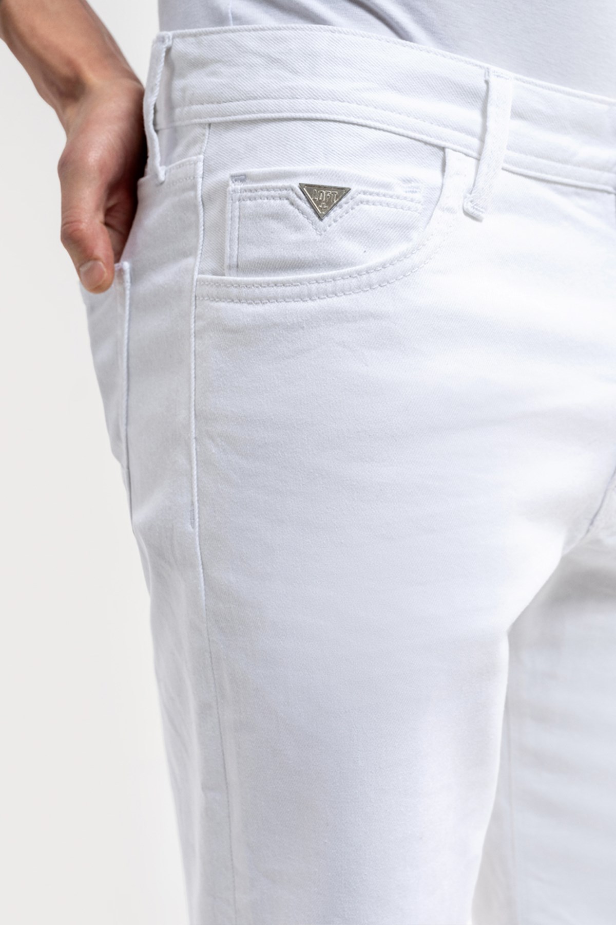 Loft  Erkek Şort Lf2035744 Beyaz
