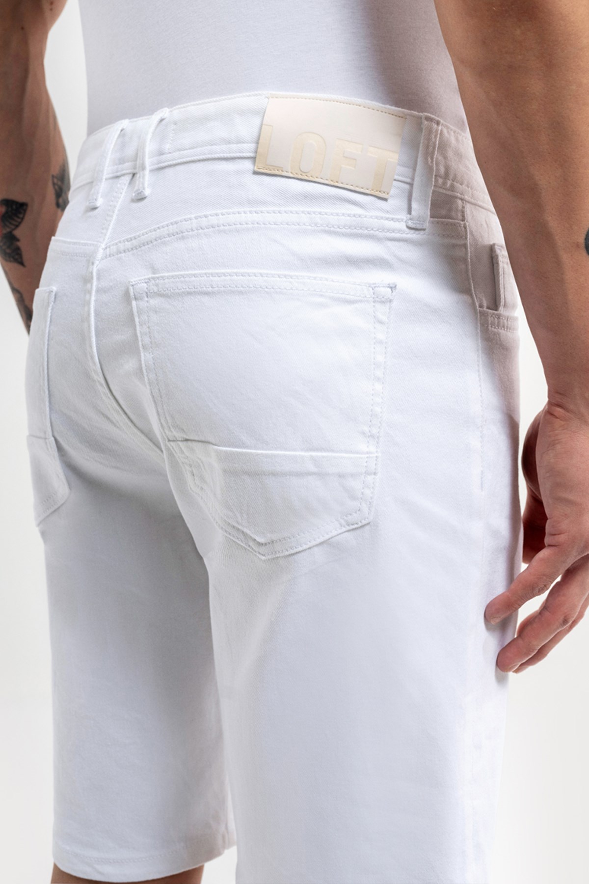 Loft  Erkek Şort Lf2035744 Beyaz