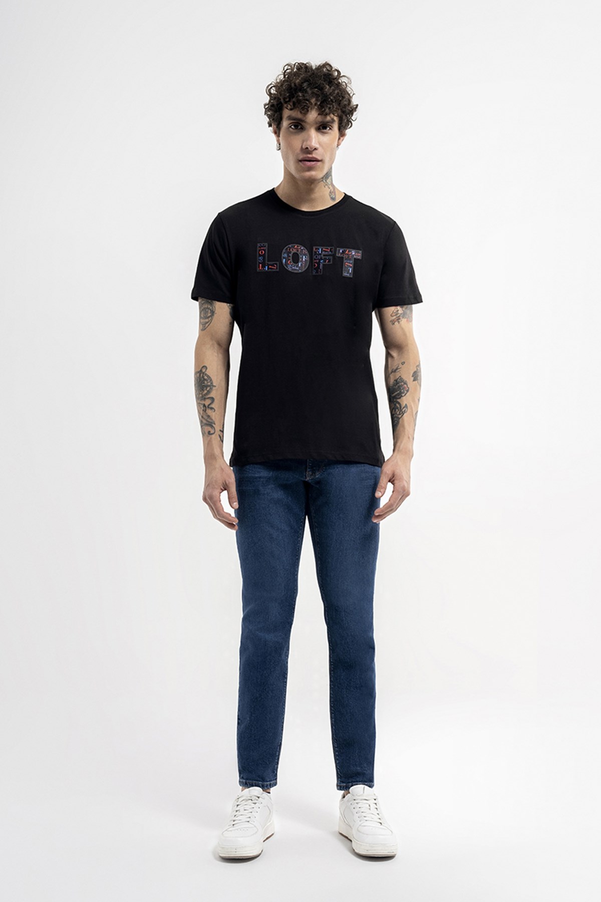 Loft Erkek Tişört LF2035793 Siyah