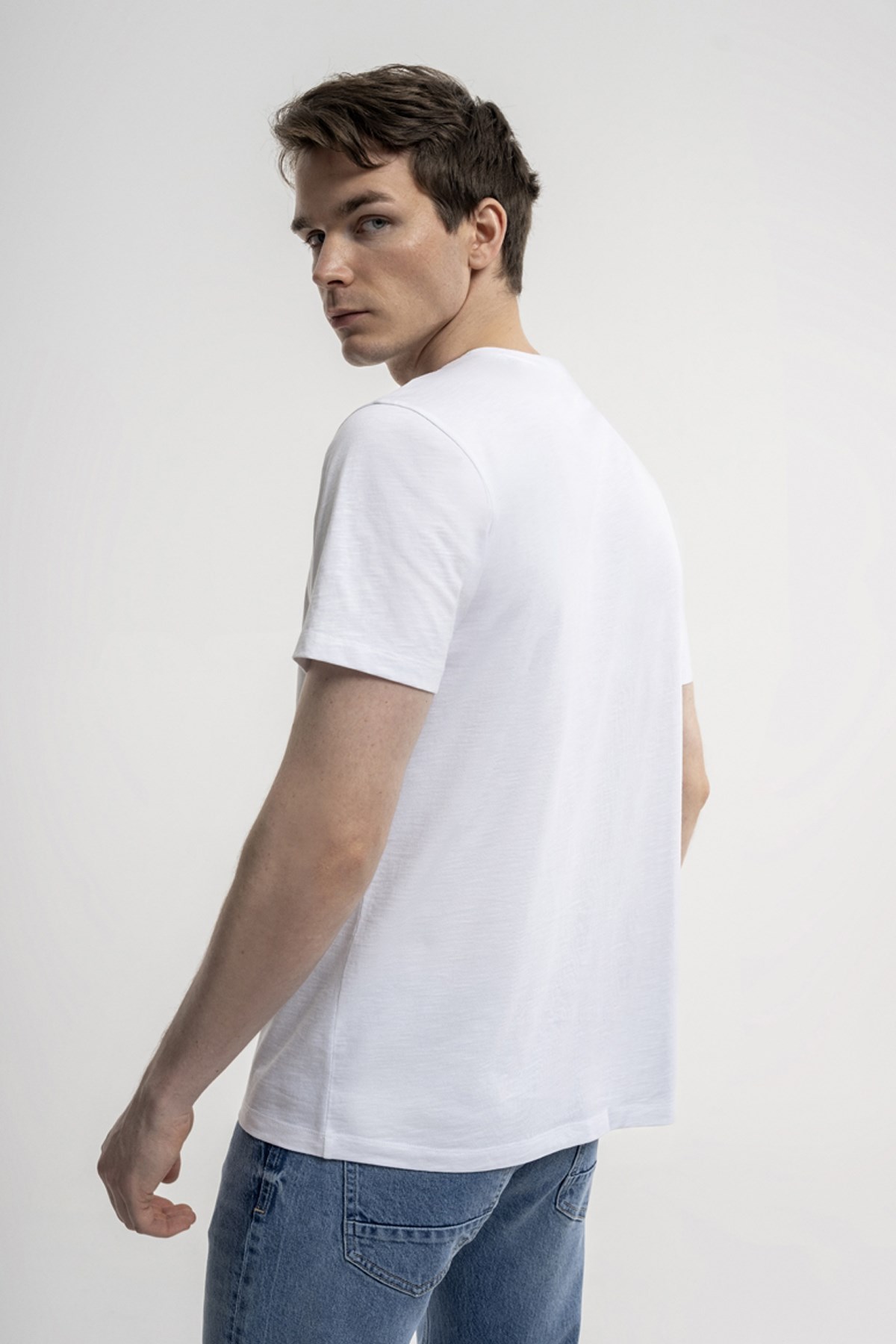 Loft Erkek Tişört LF2035795 Beyaz