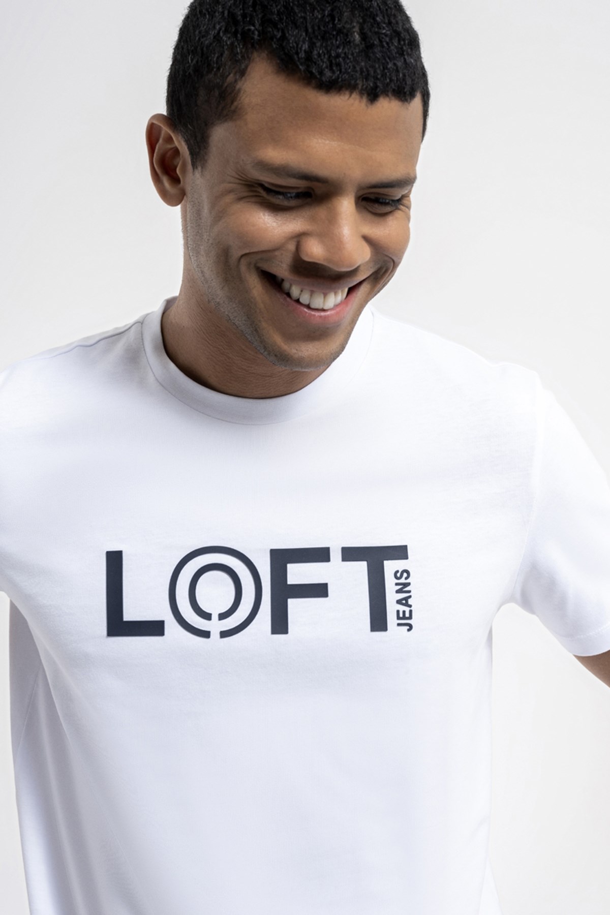 Loft Erkek Tişört LF2035973 Beyaz