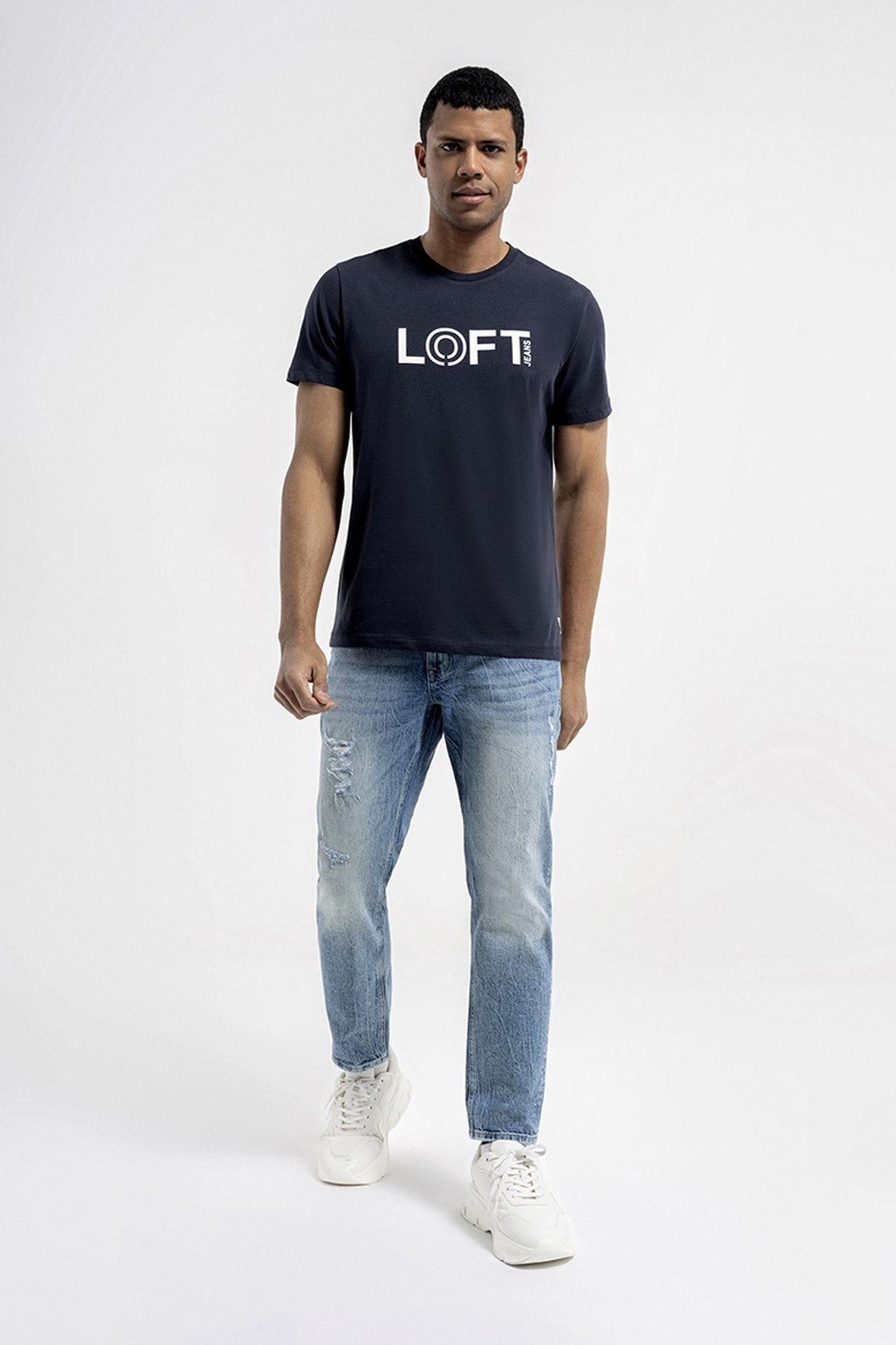 Loft Erkek Tişört LF2035973 Lacivert
