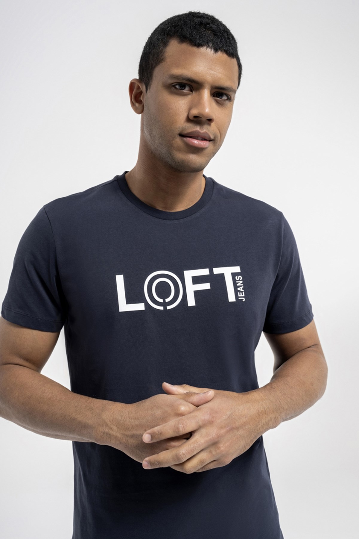 Loft Erkek Tişört LF2035973 Lacivert