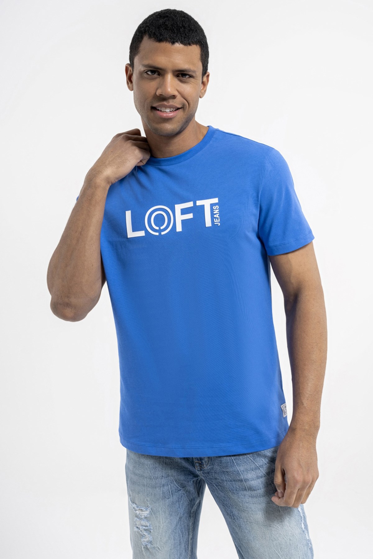 Loft Erkek Tişört LF2035973 Mavi