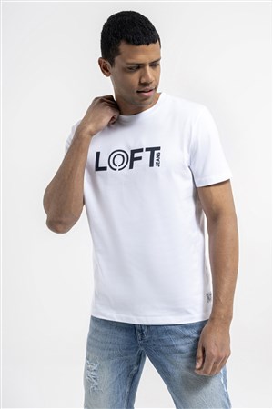 Loft Erkek Tişört LF2035973 Beyaz