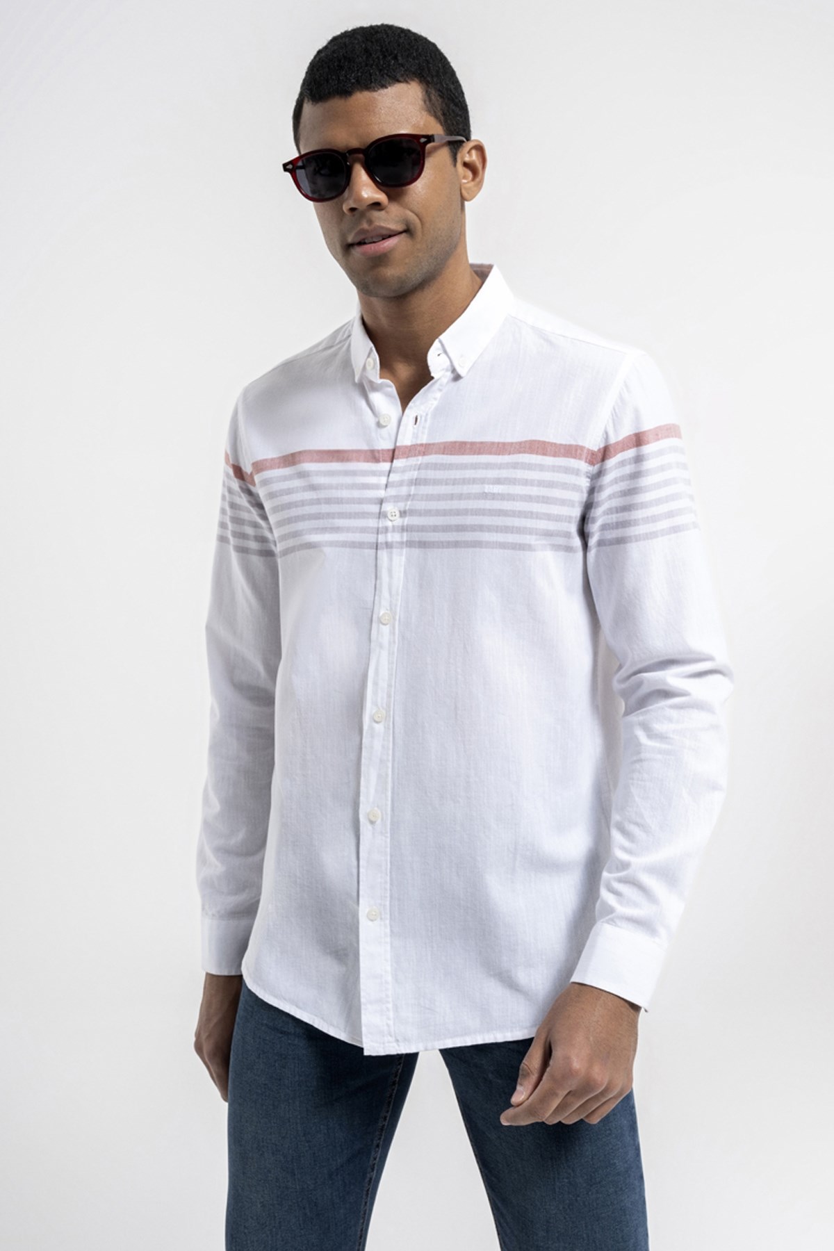 Loft Erkek Gömlek LF2036008 Beyaz