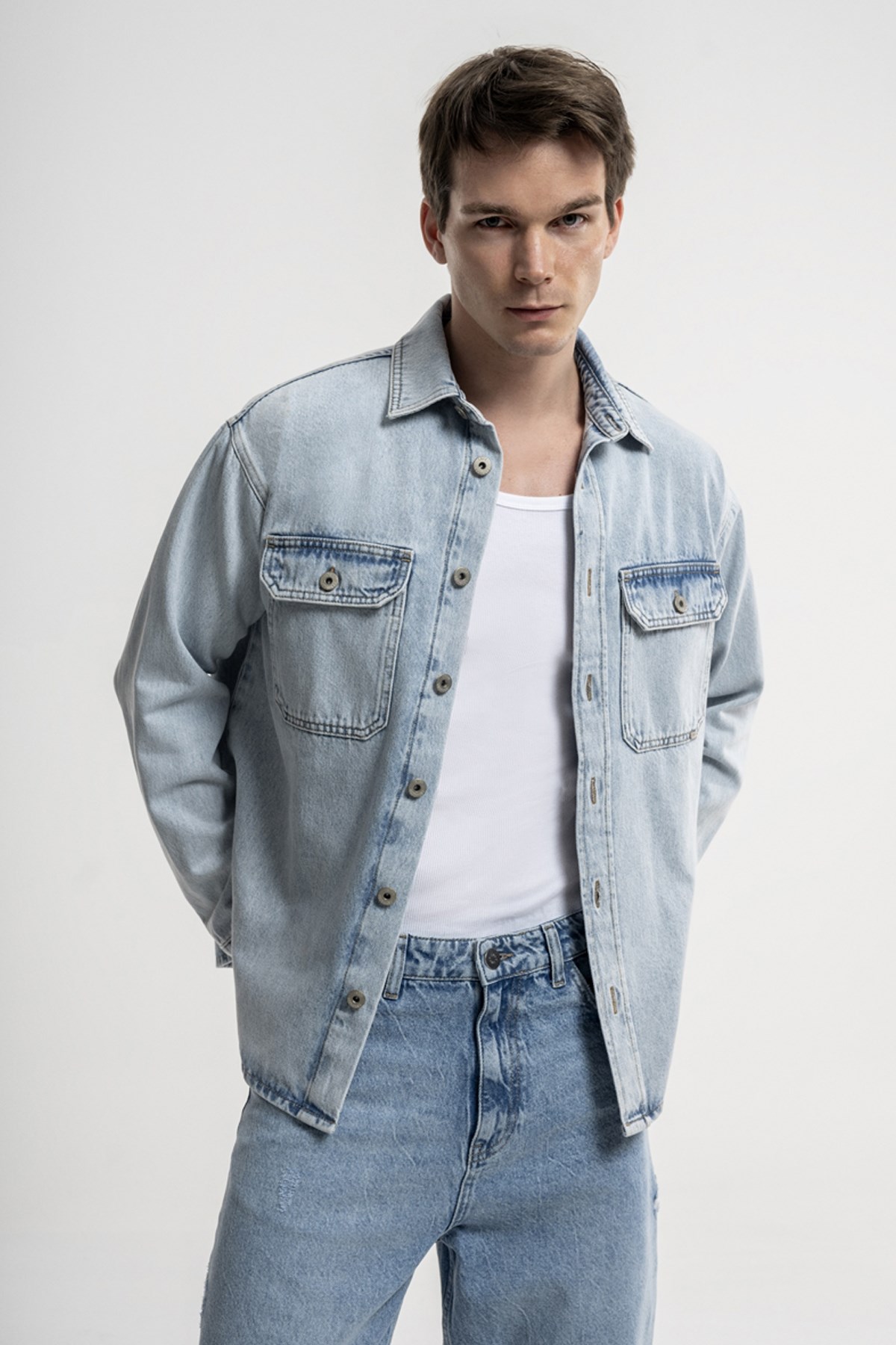 Loft Erkek Gömlek LF2036129 Mavi