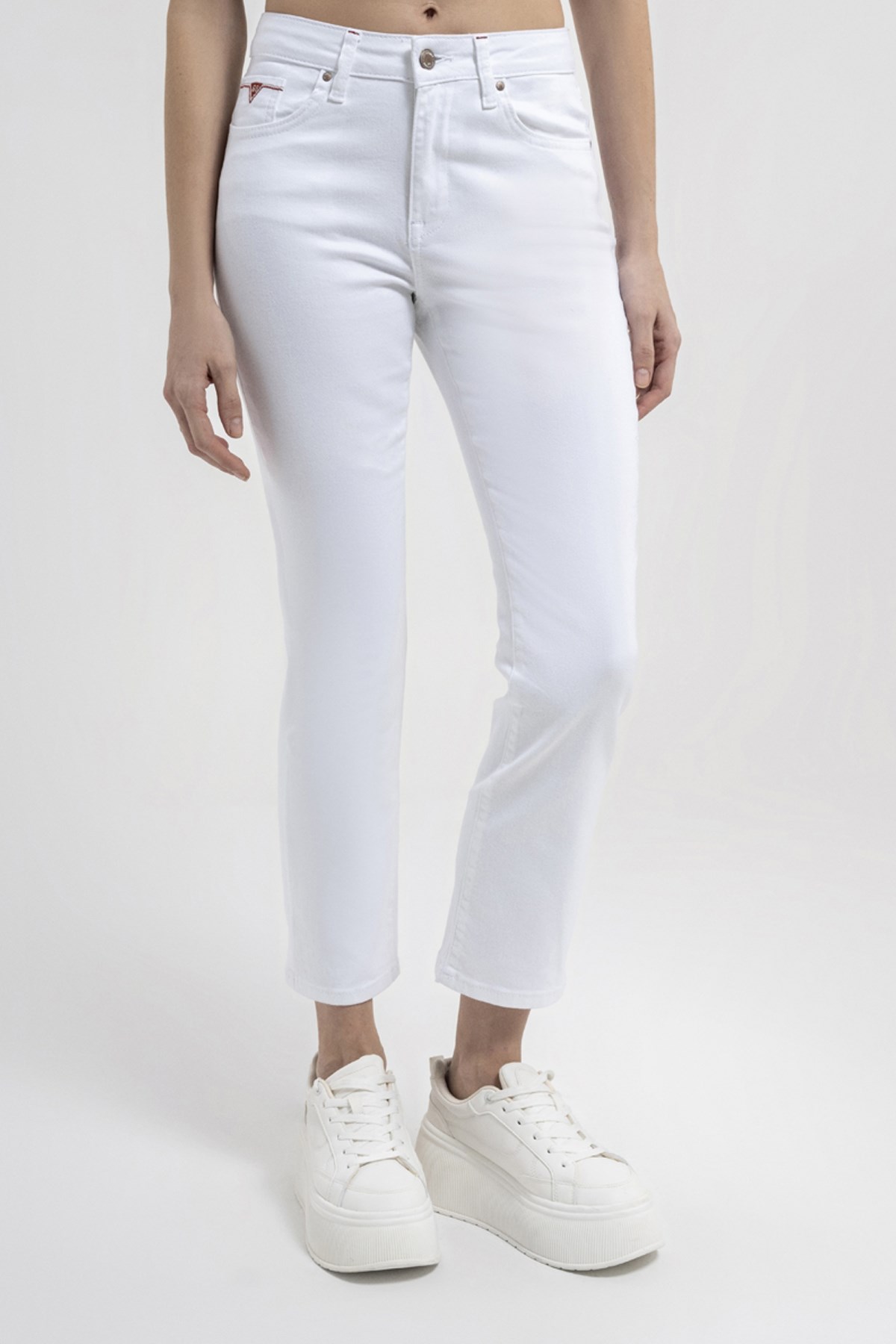 Loft Kadın Pantolon LF2036264 Beyaz