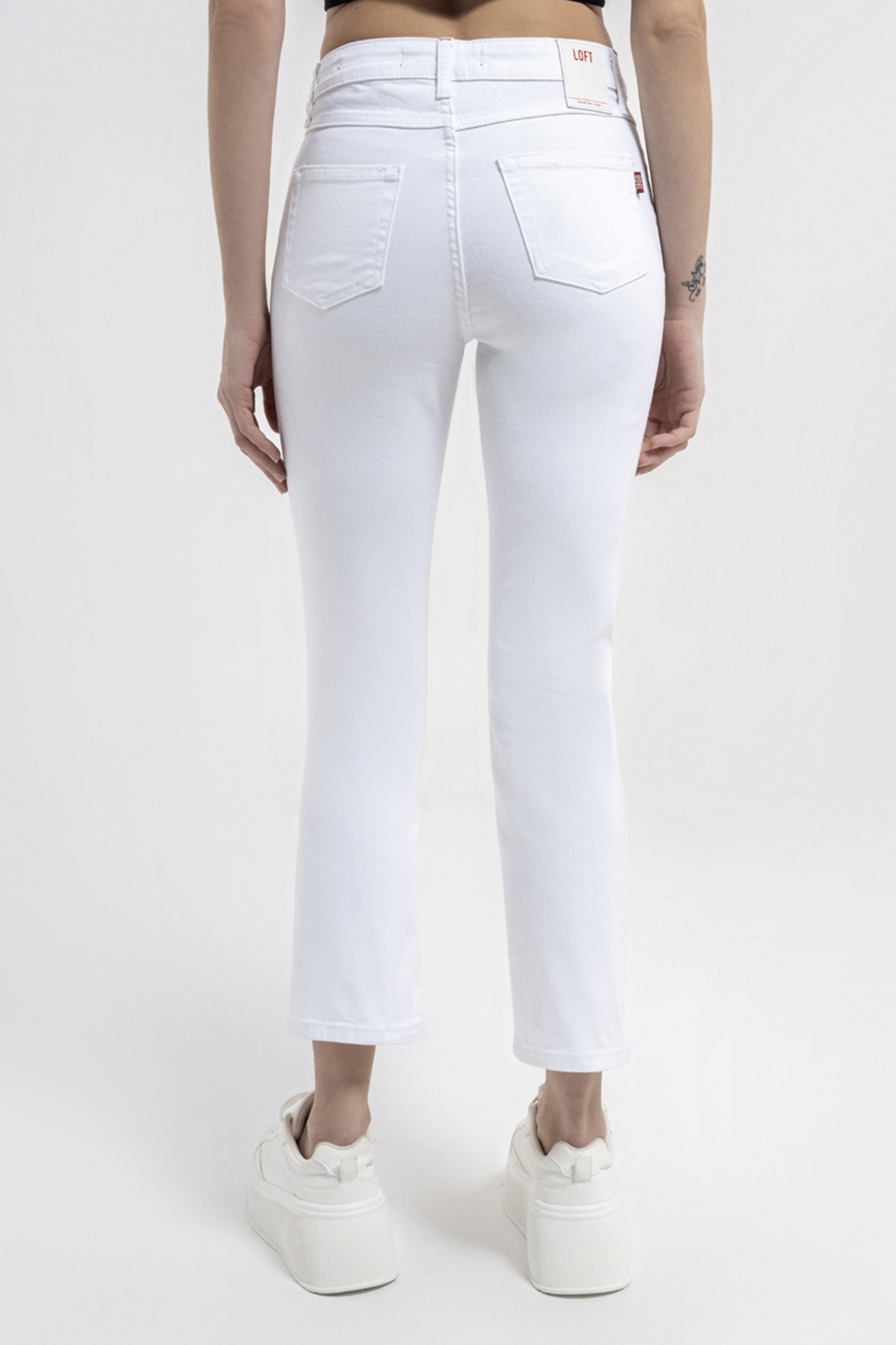 Loft Kadın Pantolon LF2036264 Beyaz