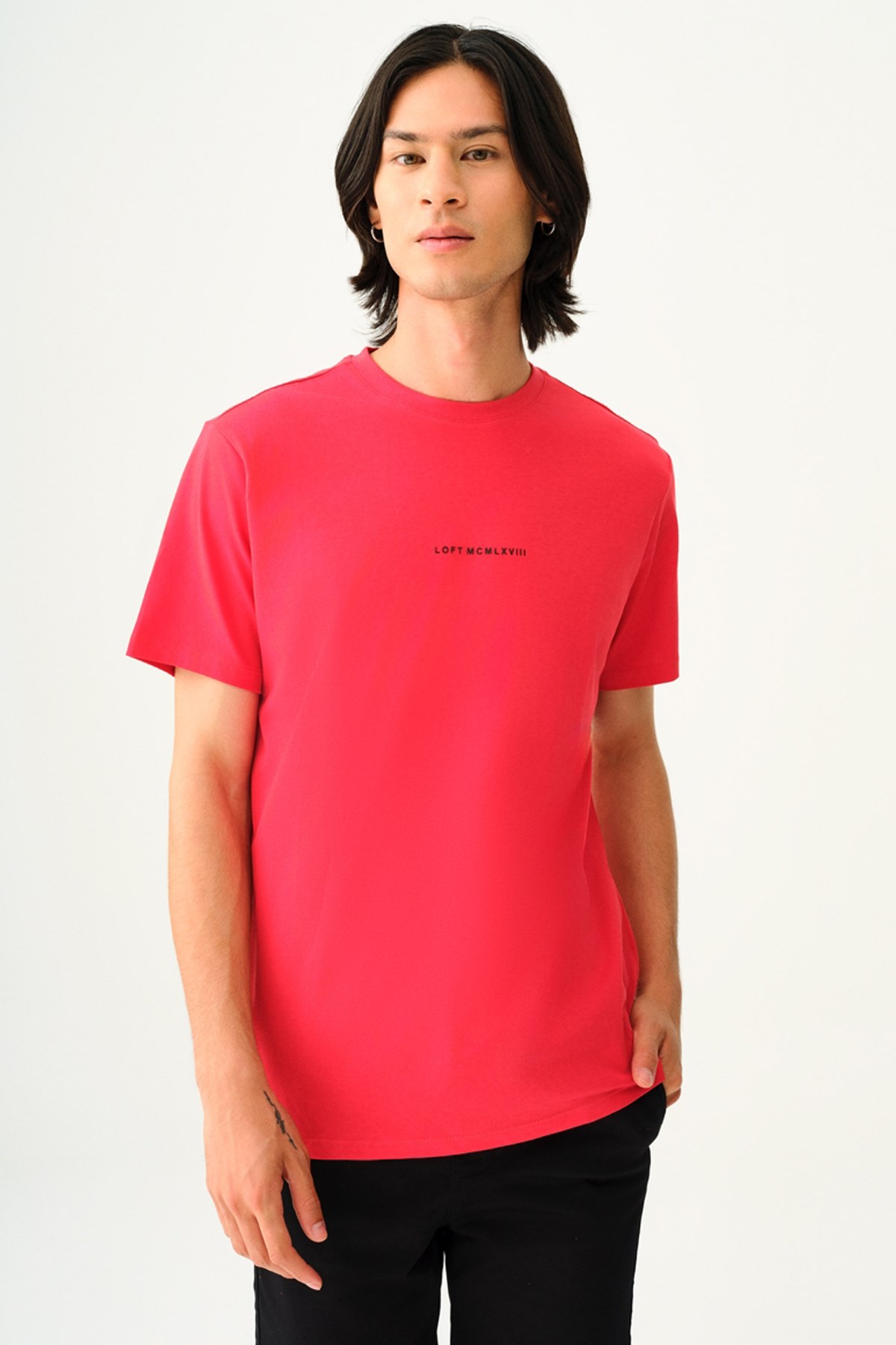 Loft Erkek Tişört LF2036274 Kırmızı