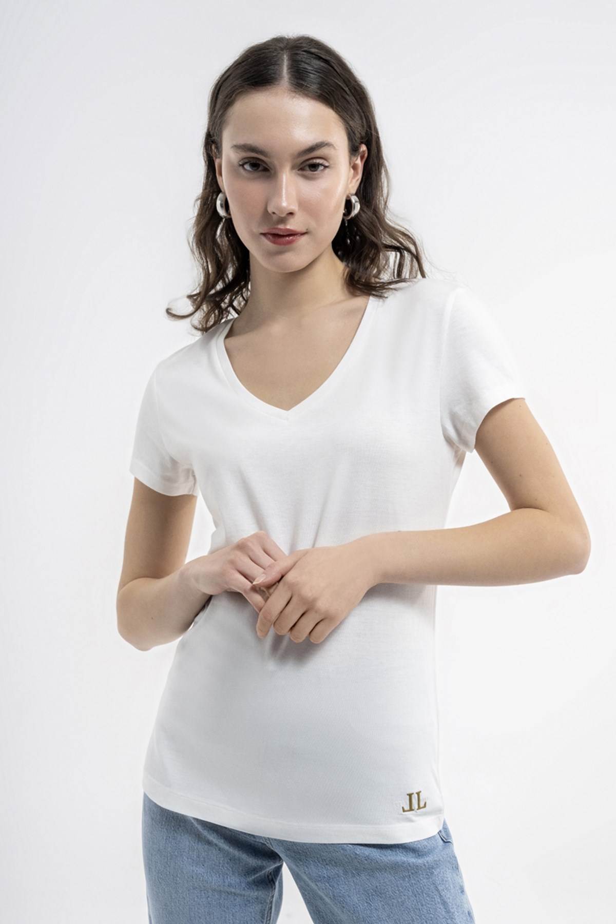 Loft Regular Fit Kadın Tişört LF2036284 Beyaz