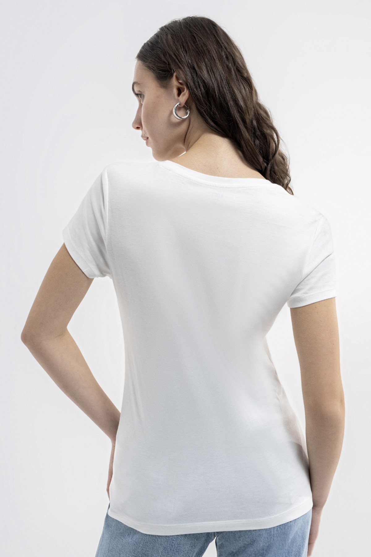 Loft Regular Fit Kadın Tişört LF2036284 Beyaz