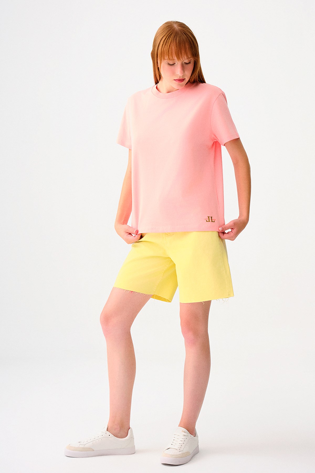 Loft  Kadın Tişört Lf2036285 Pembe