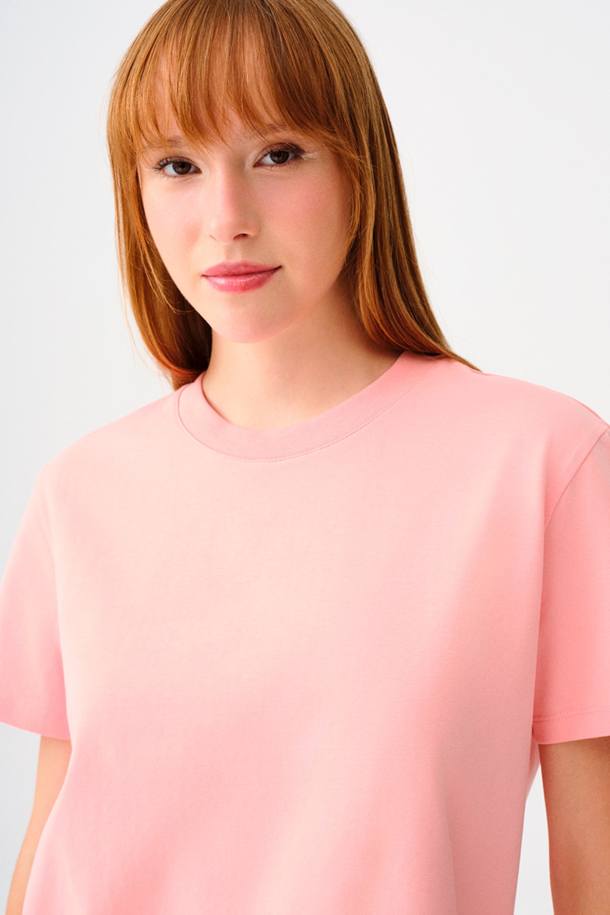 Loft  Kadın Tişört Lf2036285 Pembe