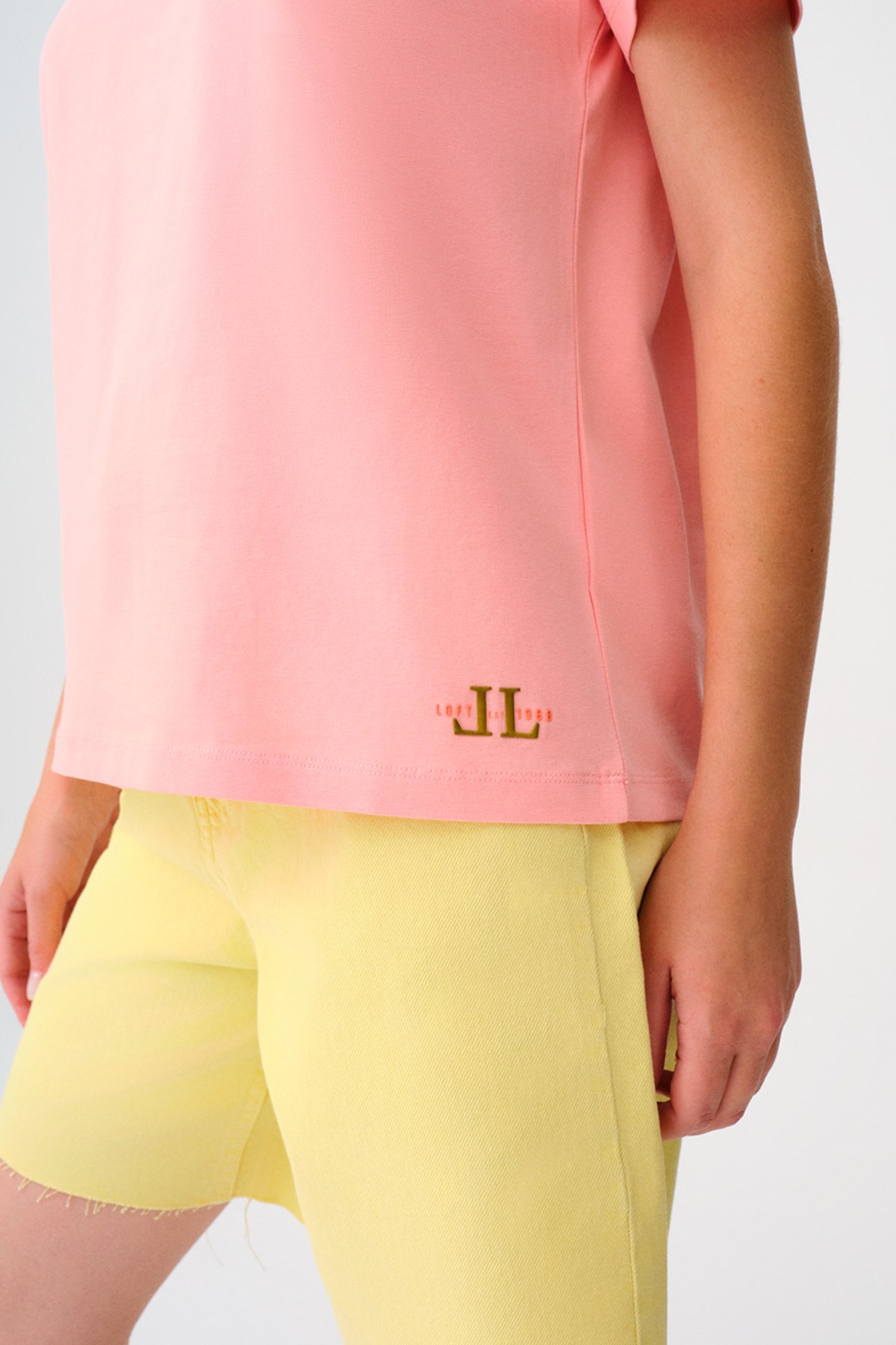 Loft  Kadın Tişört Lf2036285 Pembe