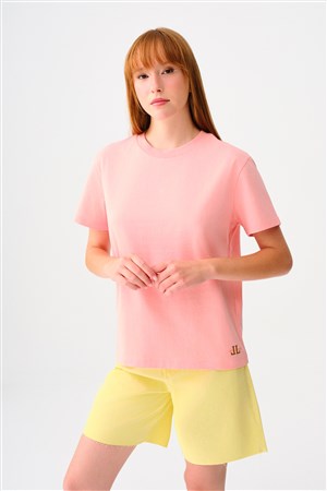 Loft  Kadın Tişört Lf2036285 Pembe