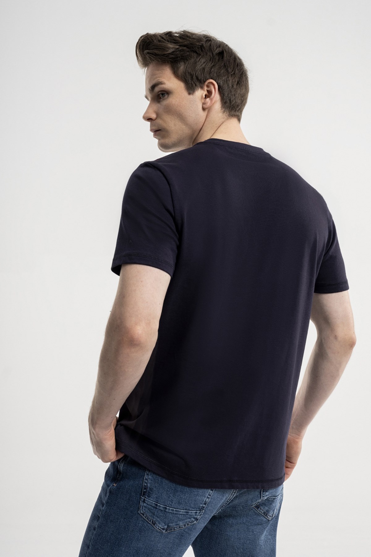 Loft Erkek Tişört LF2036325 Lacivert