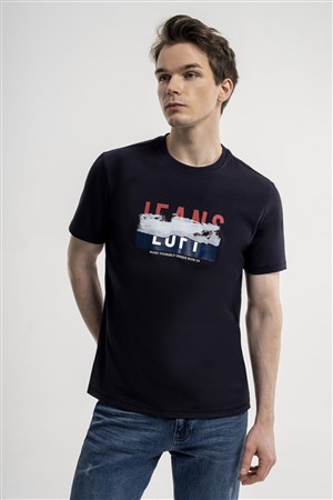 Loft Erkek Tişört LF2036325 Lacivert