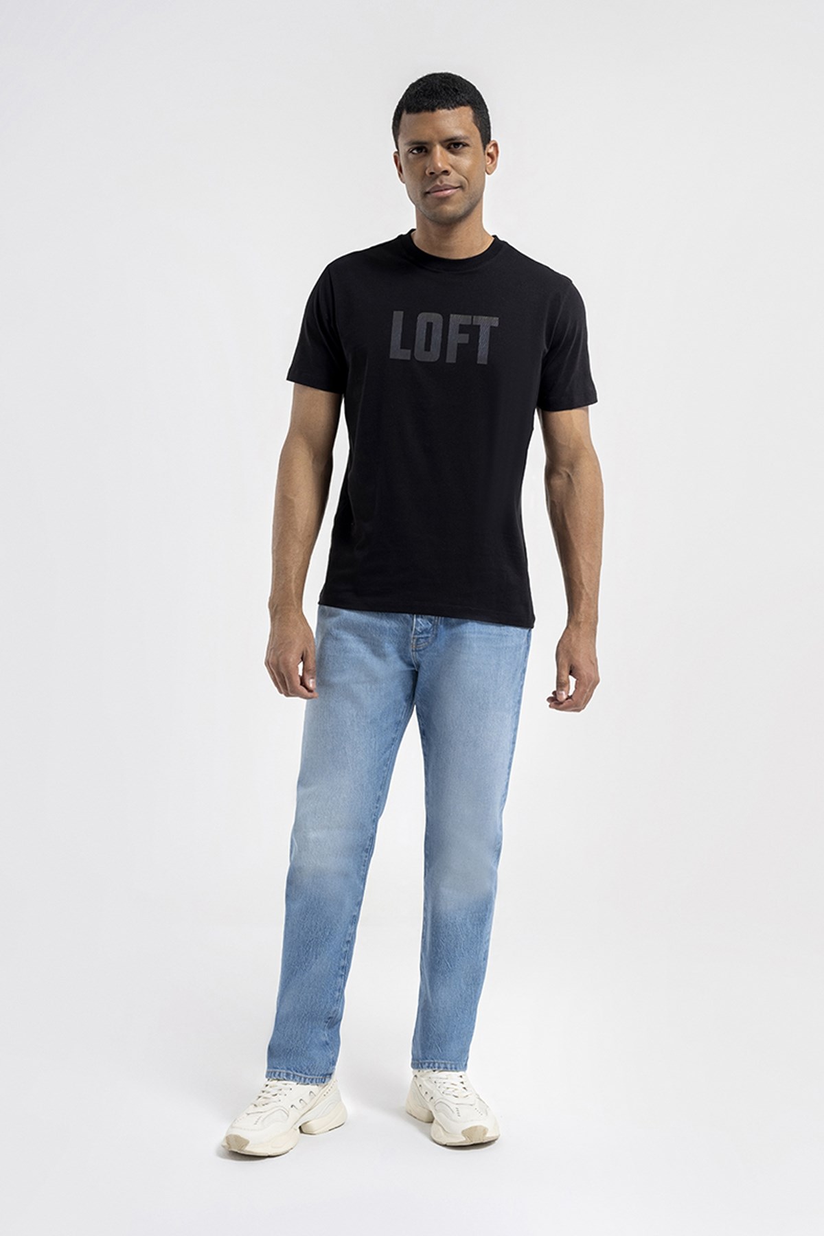 Loft Erkek Tişört LF2036409 Siyah